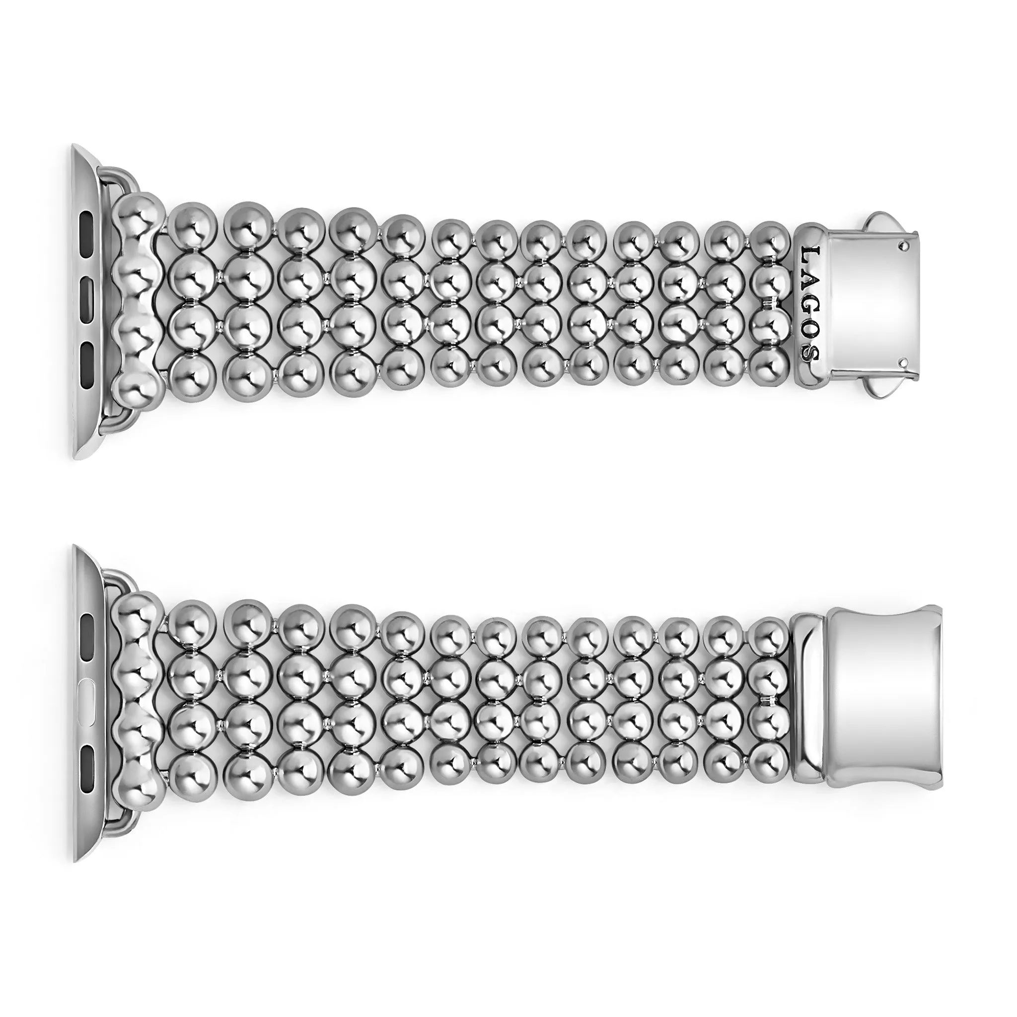 Smart Caviar Stainless Steel Infinite Caviar Beaded Watch Bracelet - 42mm-49mm sold by LAGOS product image thumbnail 5