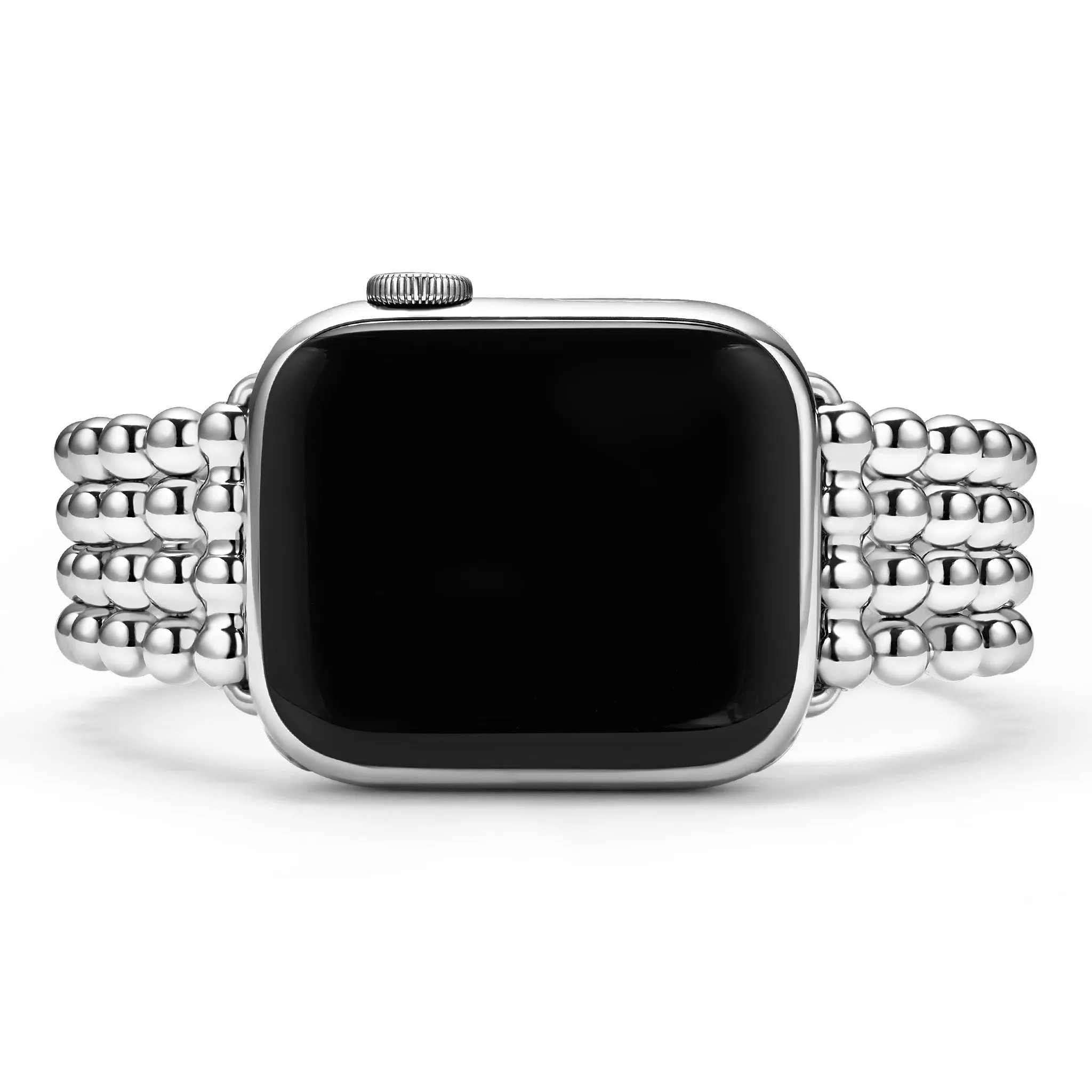 Smart Caviar Stainless Steel Infinite Caviar Beaded Watch Bracelet - 38-45mm sold by LAGOS product image thumbnail 4