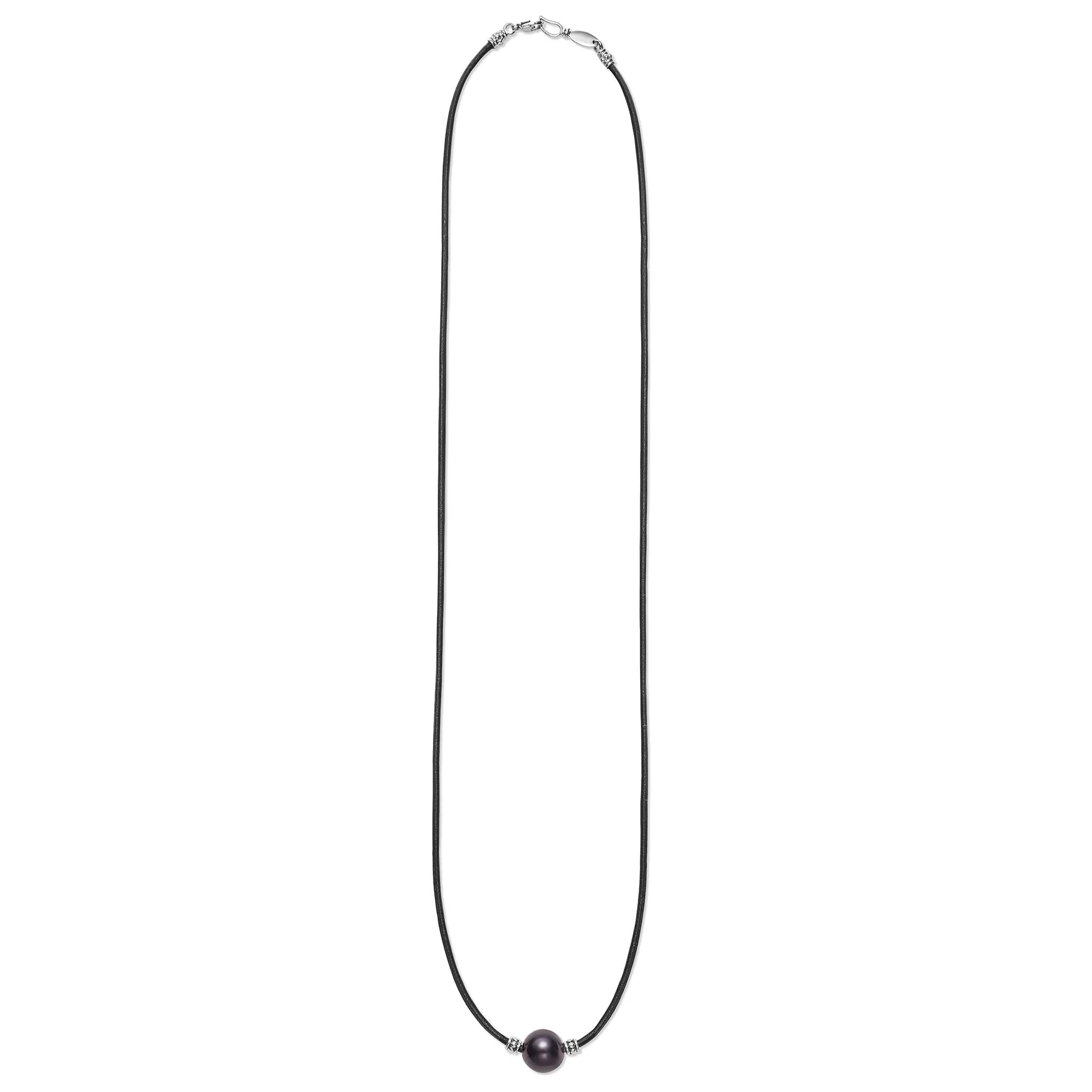 Anthem Single Tahitian Black Pearl Necklace sold by LAGOS product image thumbnail 3