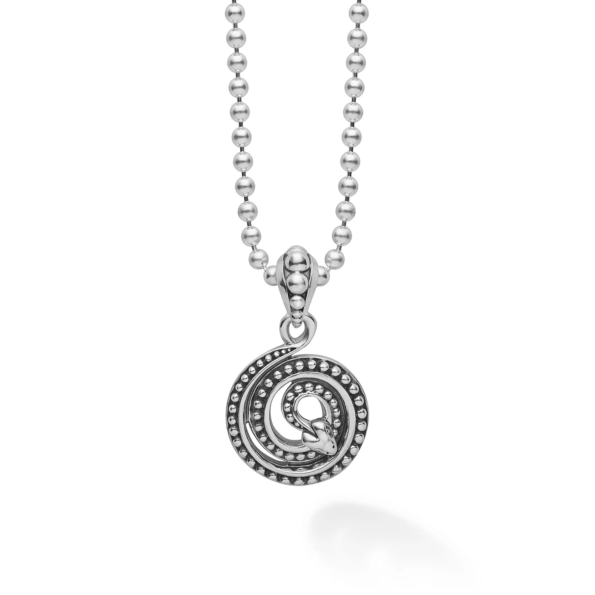 Anthem Coiled Serpent Amulet Necklace sold by LAGOS