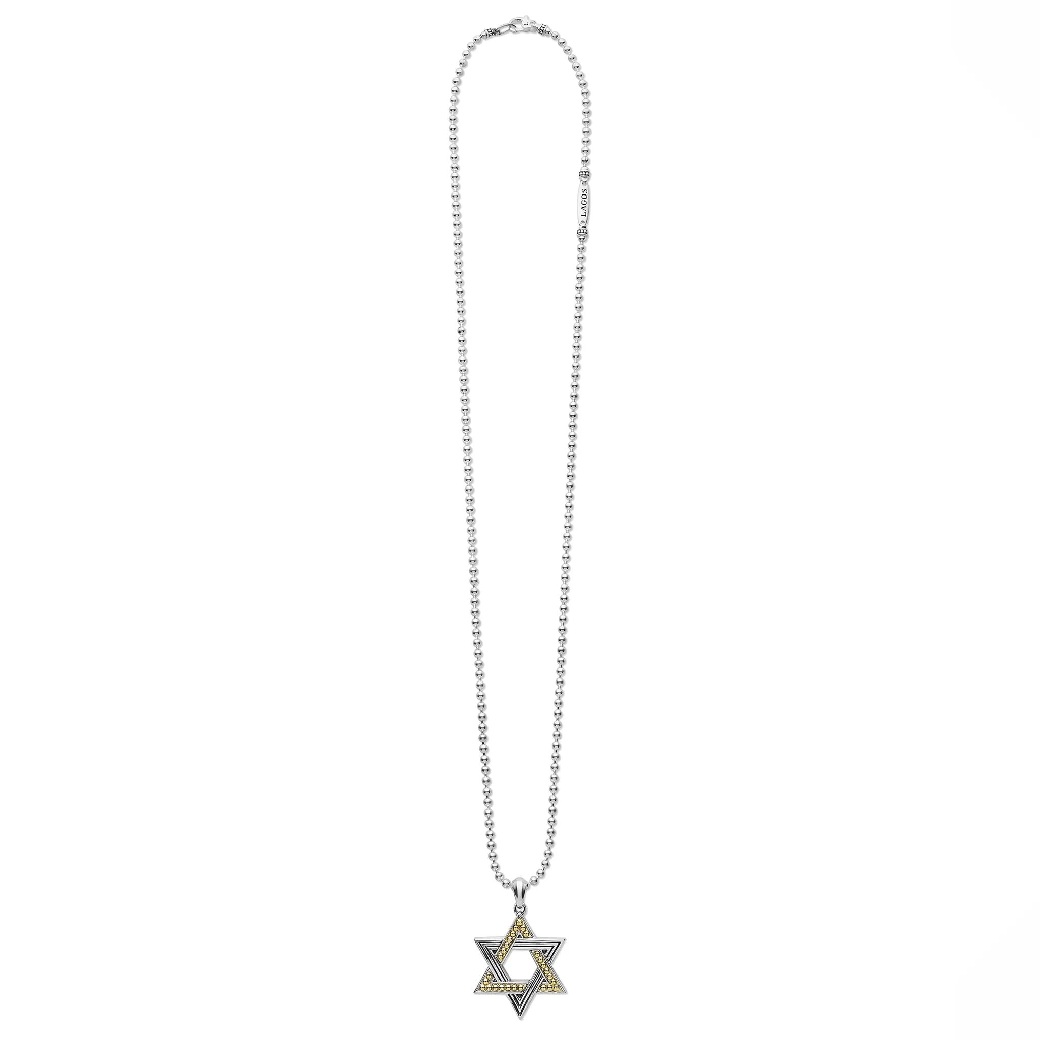 Anthem Two-Tone Star of David Amulet Necklace sold by LAGOS product image thumbnail 3