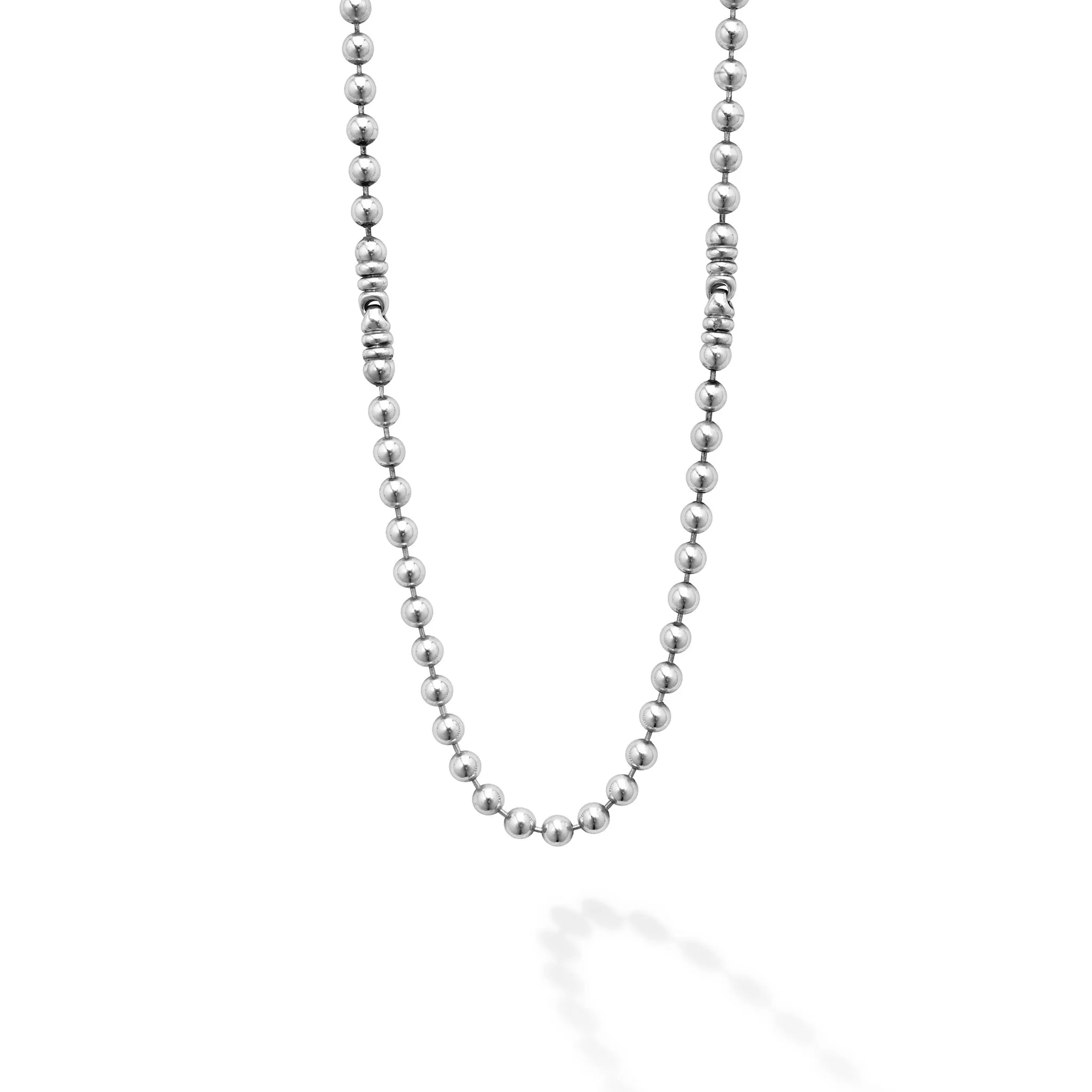 Anthem Sterling Silver Caviar Beaded Chain Gift Set sold by LAGOS product image thumbnail 3