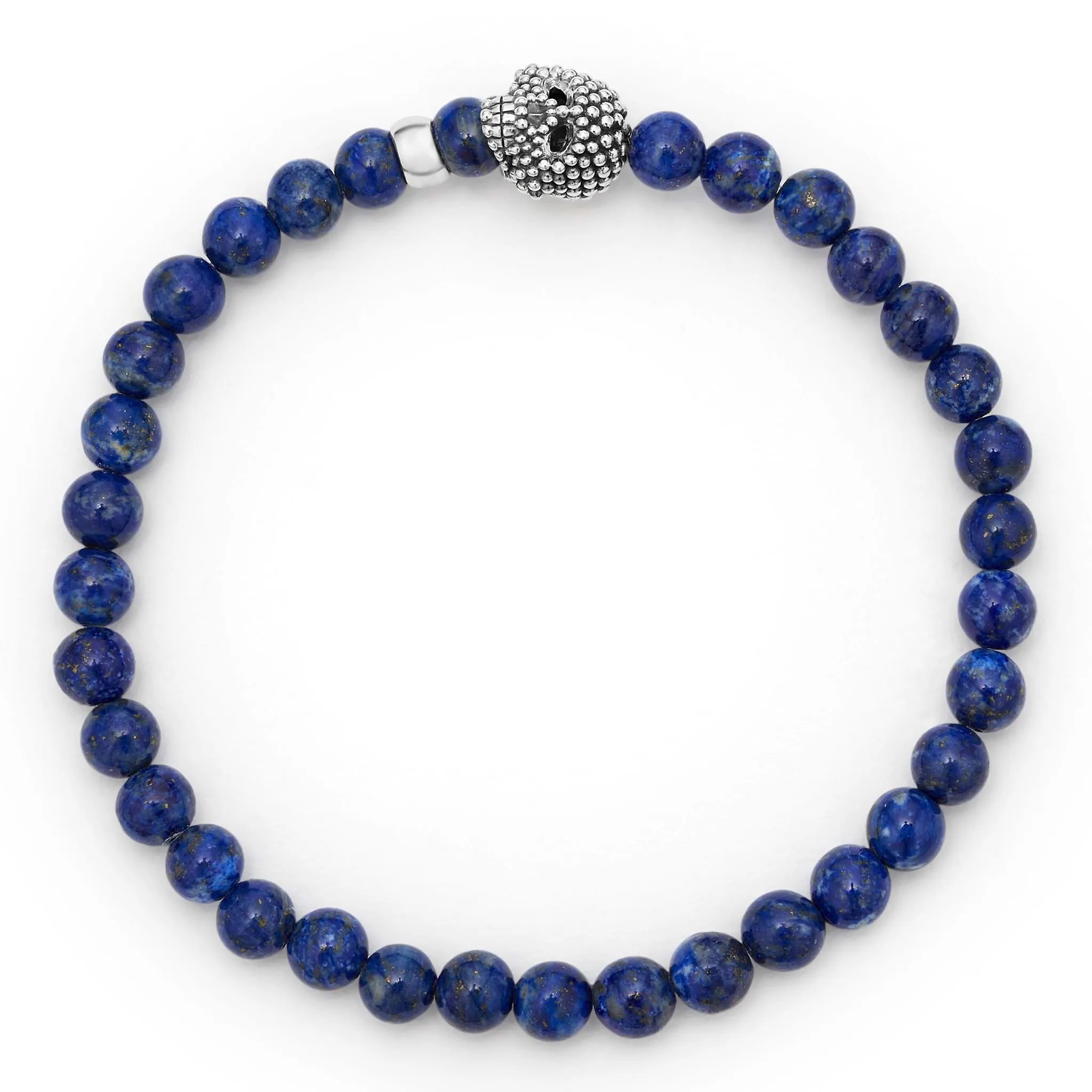 Anthem Lapis Skull Bead Bracelet sold by LAGOS product image thumbnail 3