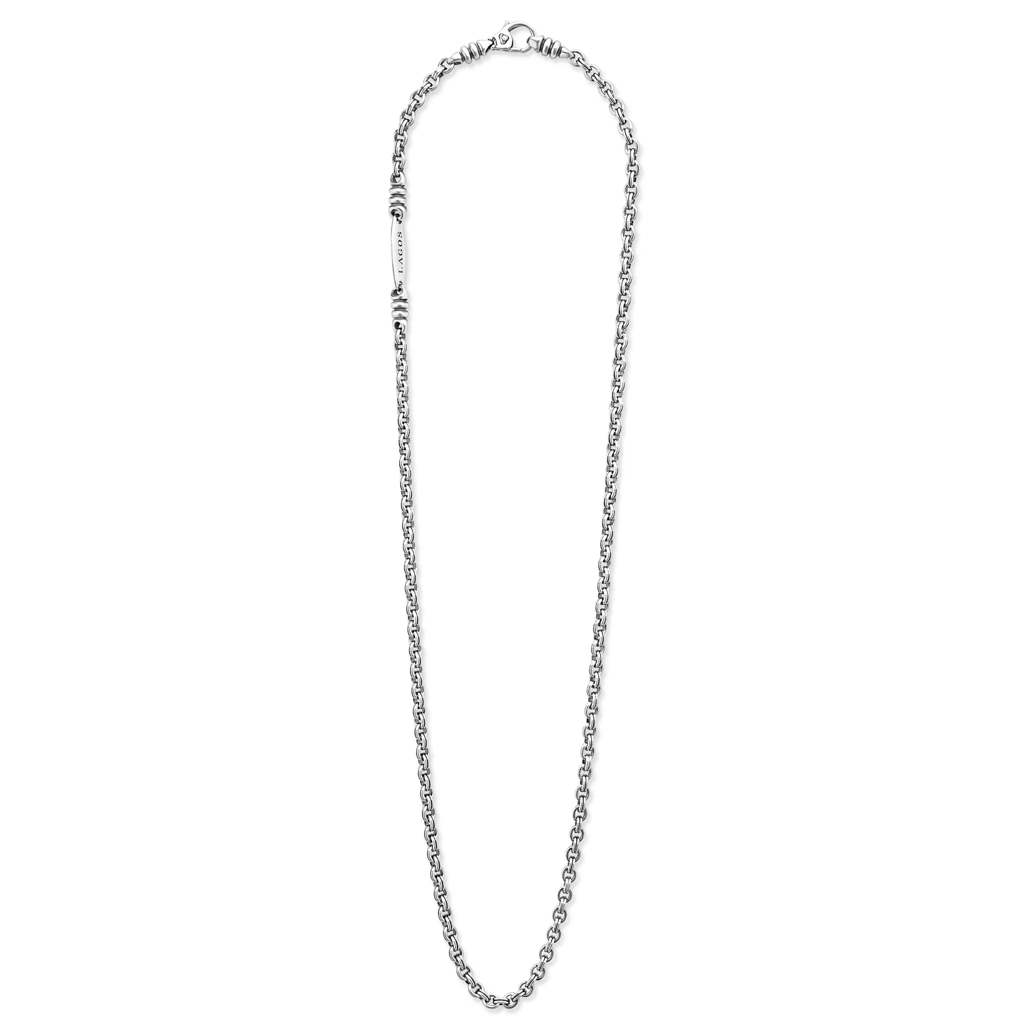 Anthem Double Link Chain Necklace | 4mm sold by LAGOS product image thumbnail 3