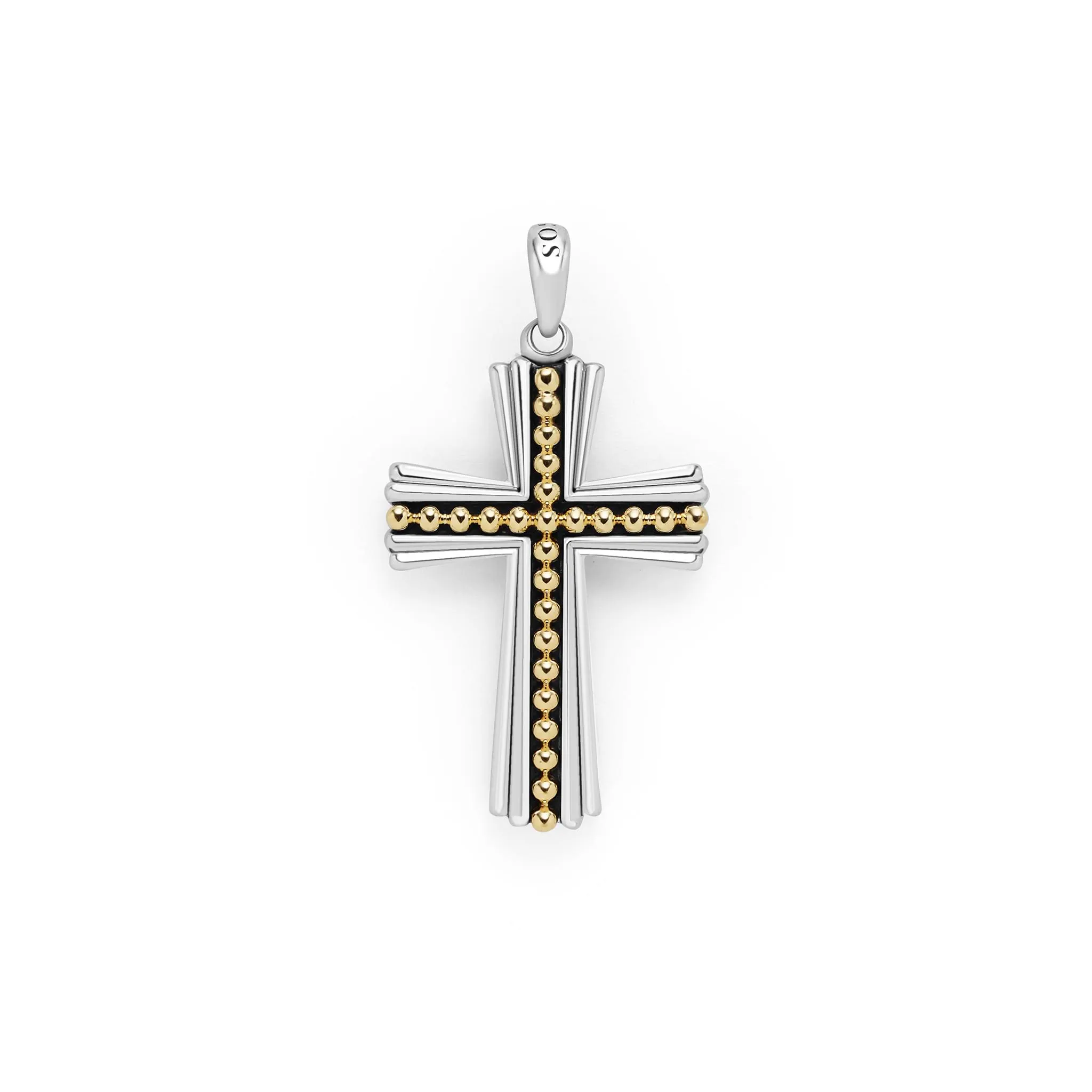 Anthem Two-Tone Cross Amulet sold by LAGOS