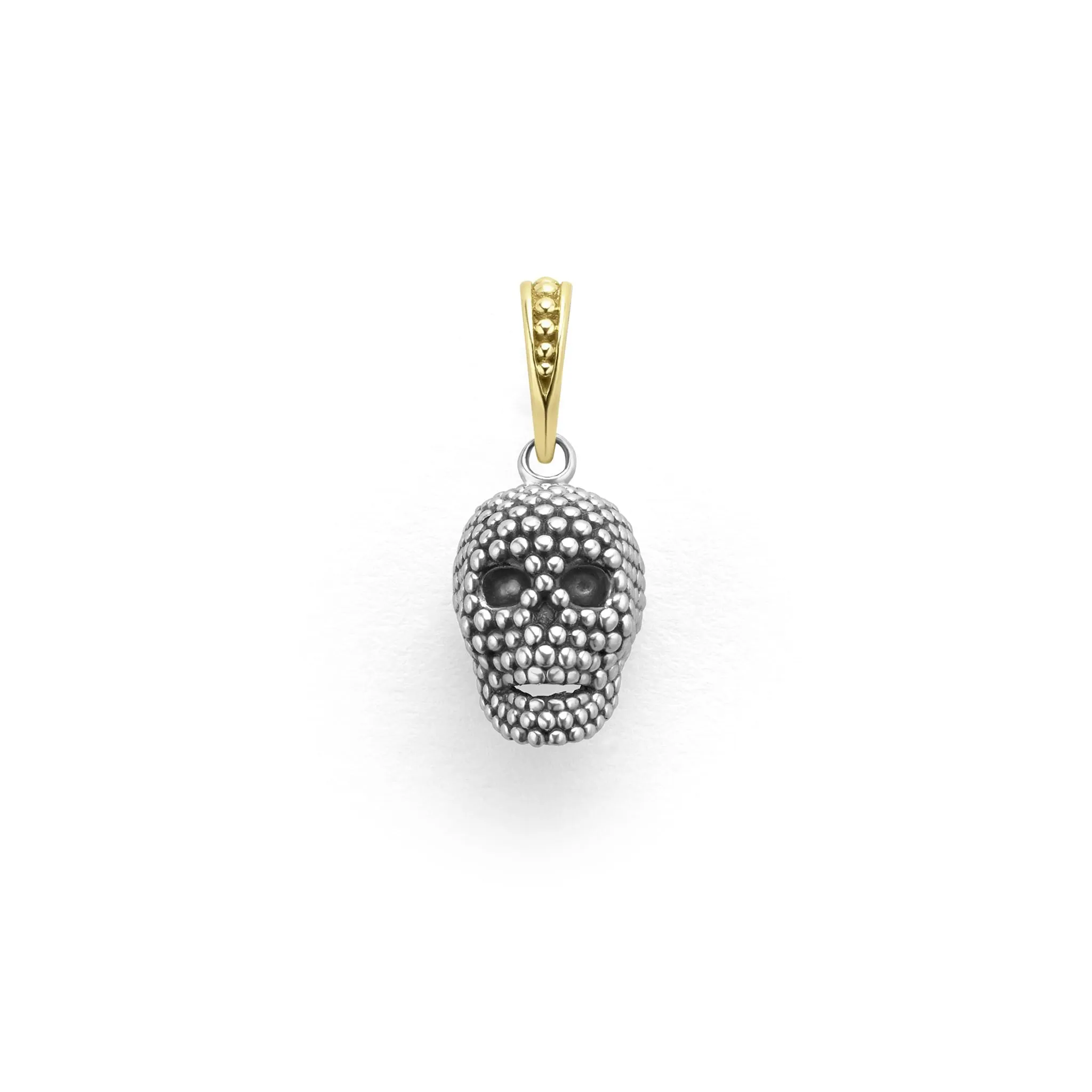 Anthem Caviar Beaded Skull Amulet sold by LAGOS