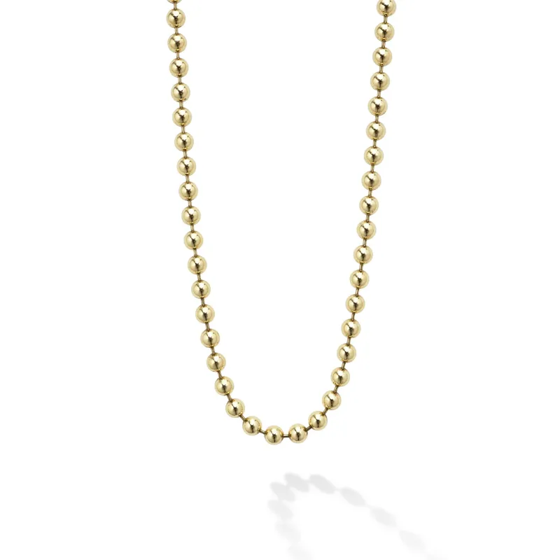 Anthem 18K Gold Ball Chain Necklace sold by LAGOS