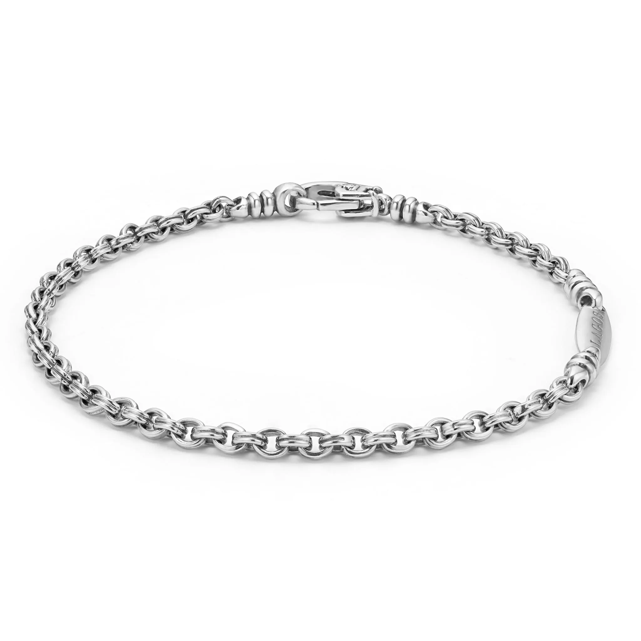 Anthem Double Link Chain Bracelet | 3mm sold by LAGOS product image thumbnail 3