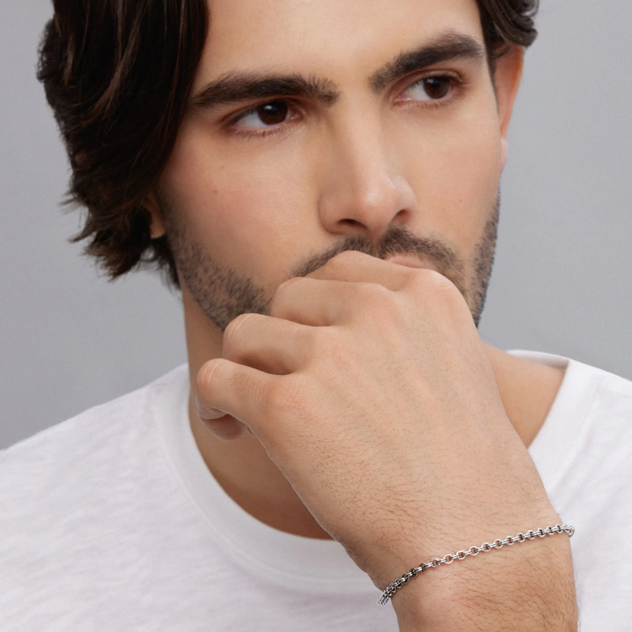 Anthem Double Link Chain Bracelet | 3mm sold by LAGOS product image thumbnail 2