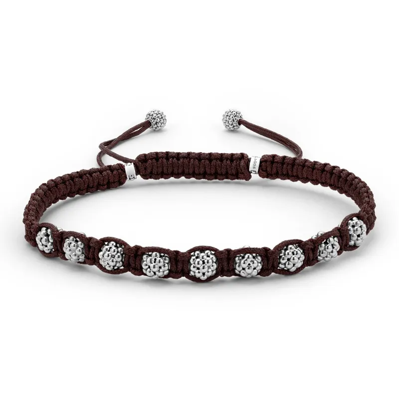 Anthem Brown Macrame Bracelet sold by LAGOS