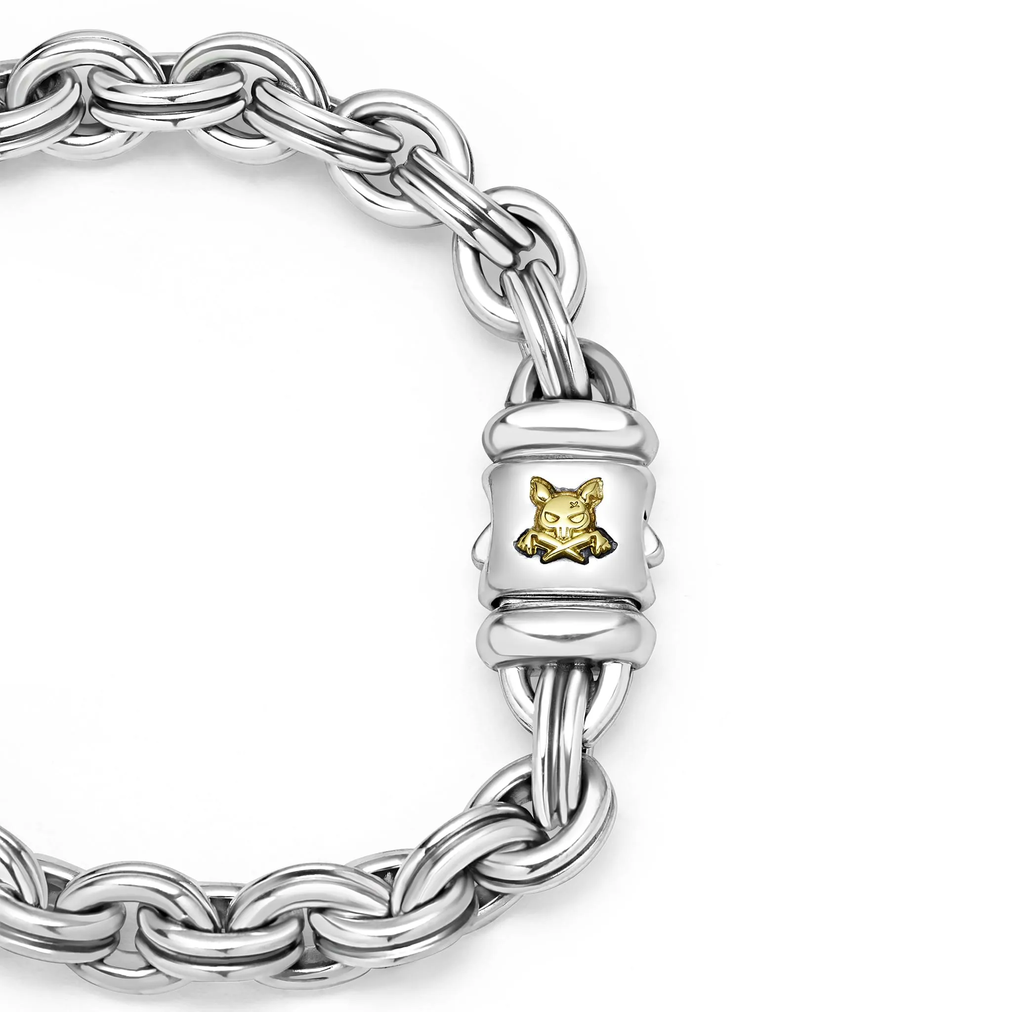 Anthem Double Link Chain Bracelet | 9.5mm sold by LAGOS product image thumbnail 4