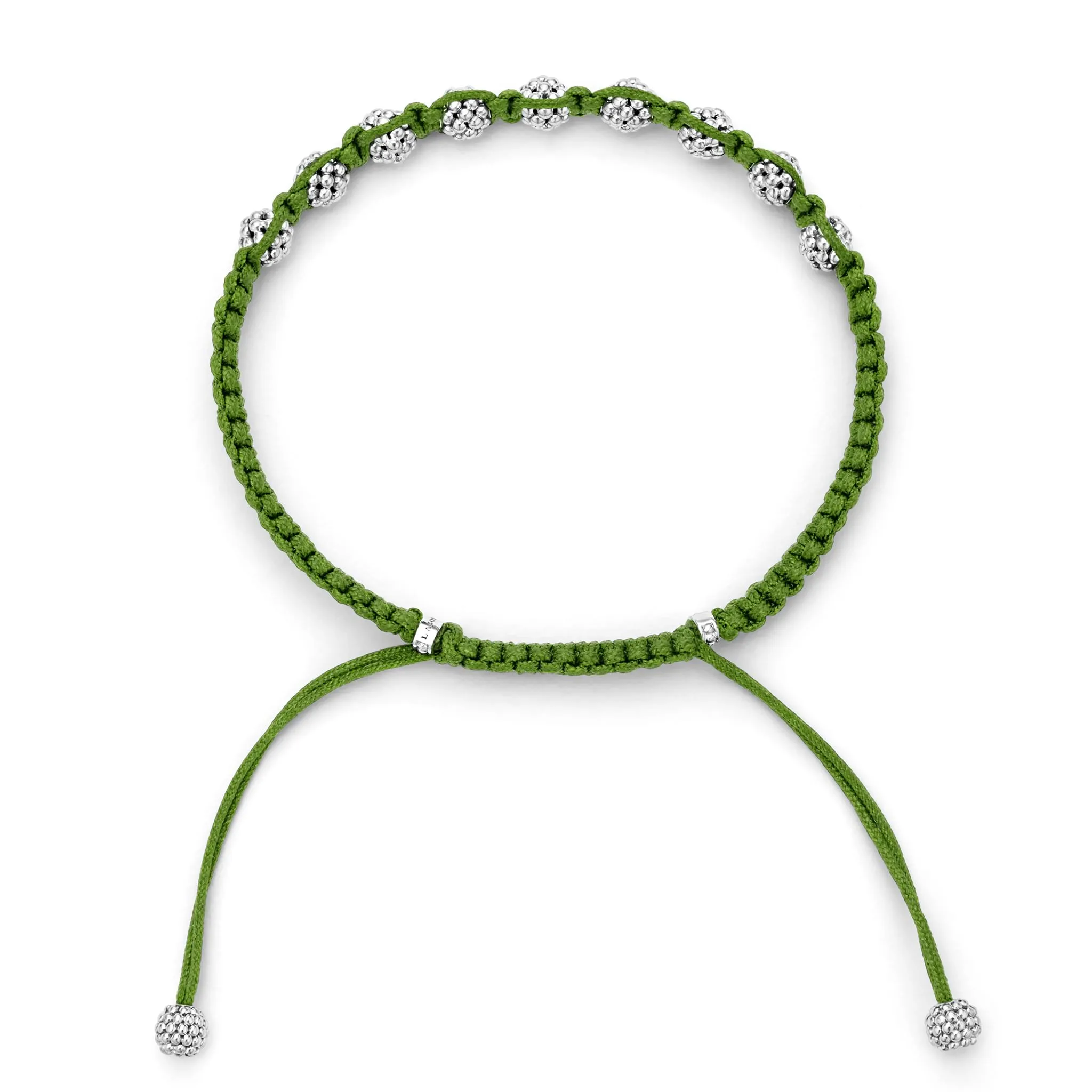 Anthem Green Macrame Bracelet sold by LAGOS product image thumbnail 3