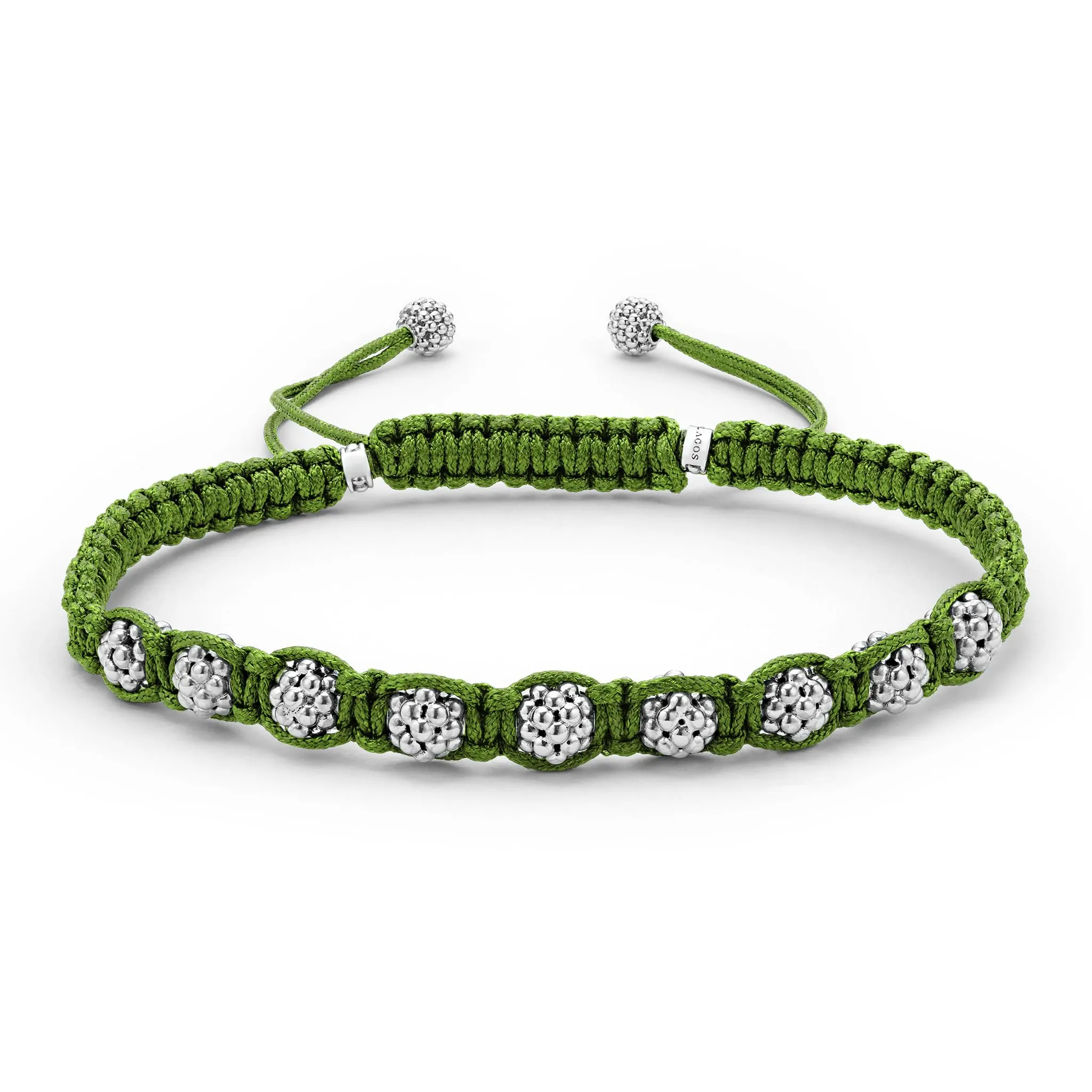 Anthem Green Macrame Bracelet sold by LAGOS