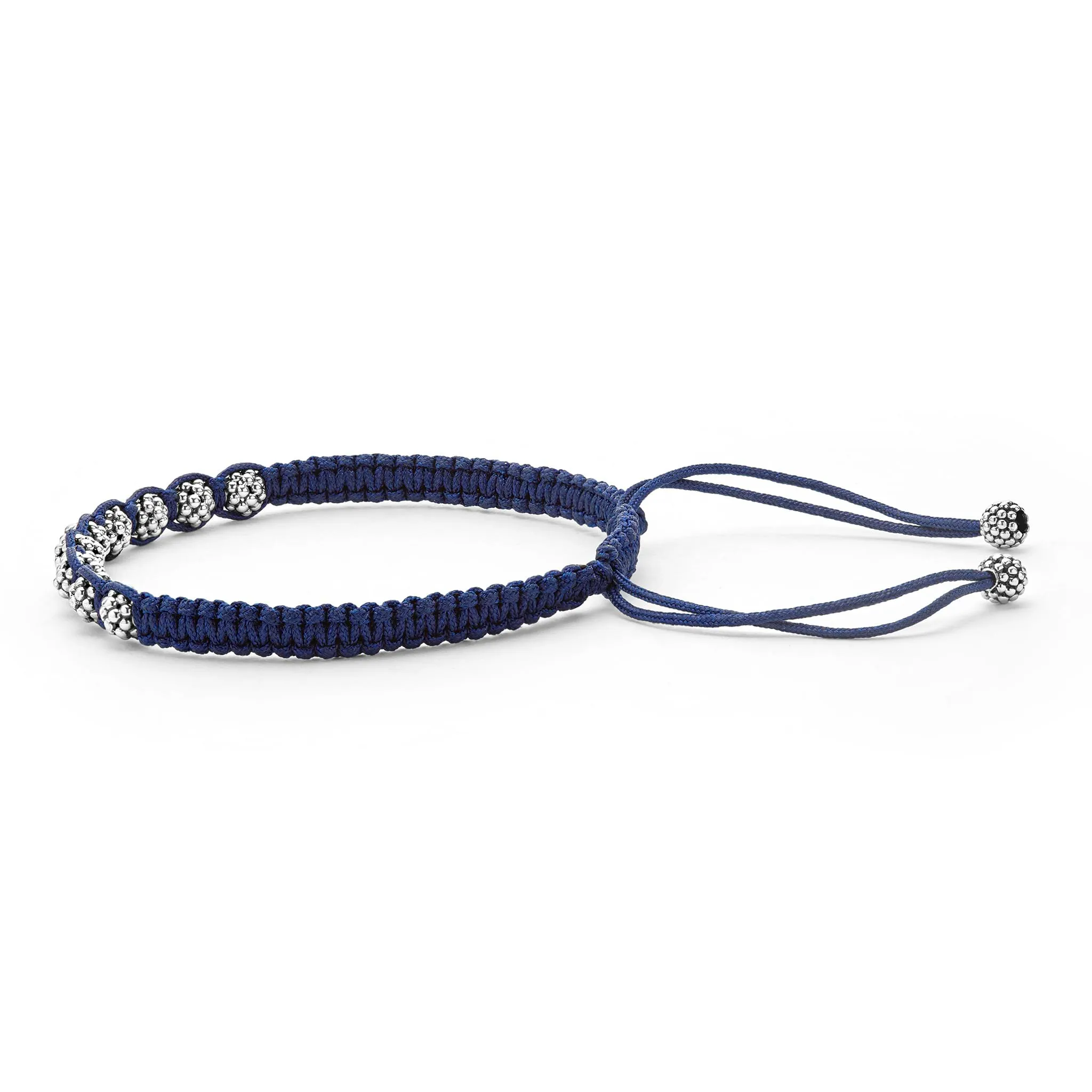 Anthem Navy Blue Macrame Bracelet sold by LAGOS product image thumbnail 3