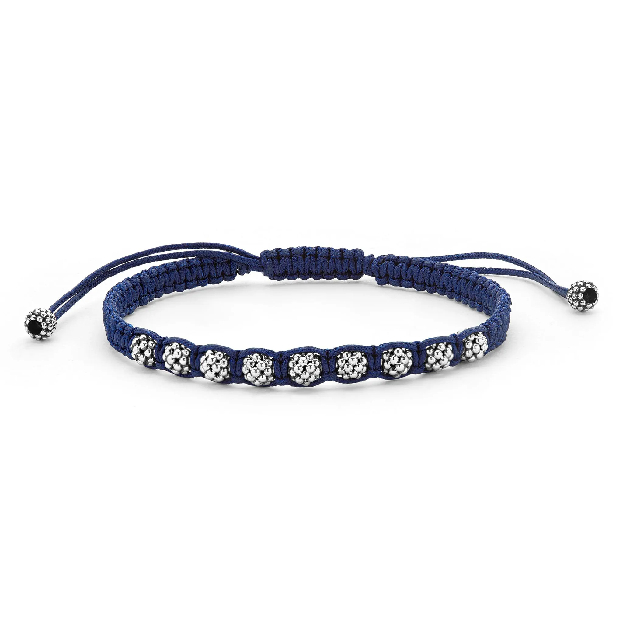 Anthem Navy Blue Macrame Bracelet sold by LAGOS
