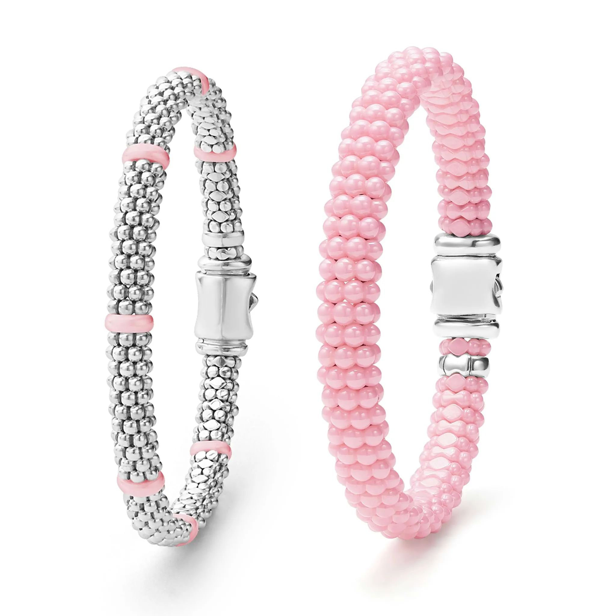 Pink Caviar Pink Ceramic Caviar Bracelet Gift Set sold by LAGOS