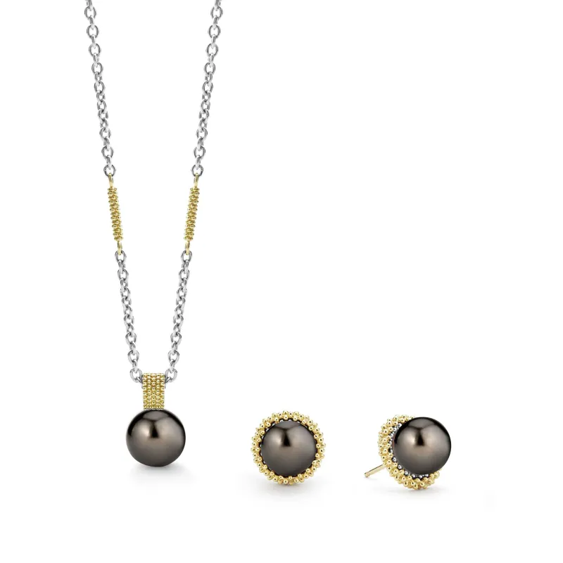 Luna Tahitian Black Pearl Gift Set sold by LAGOS