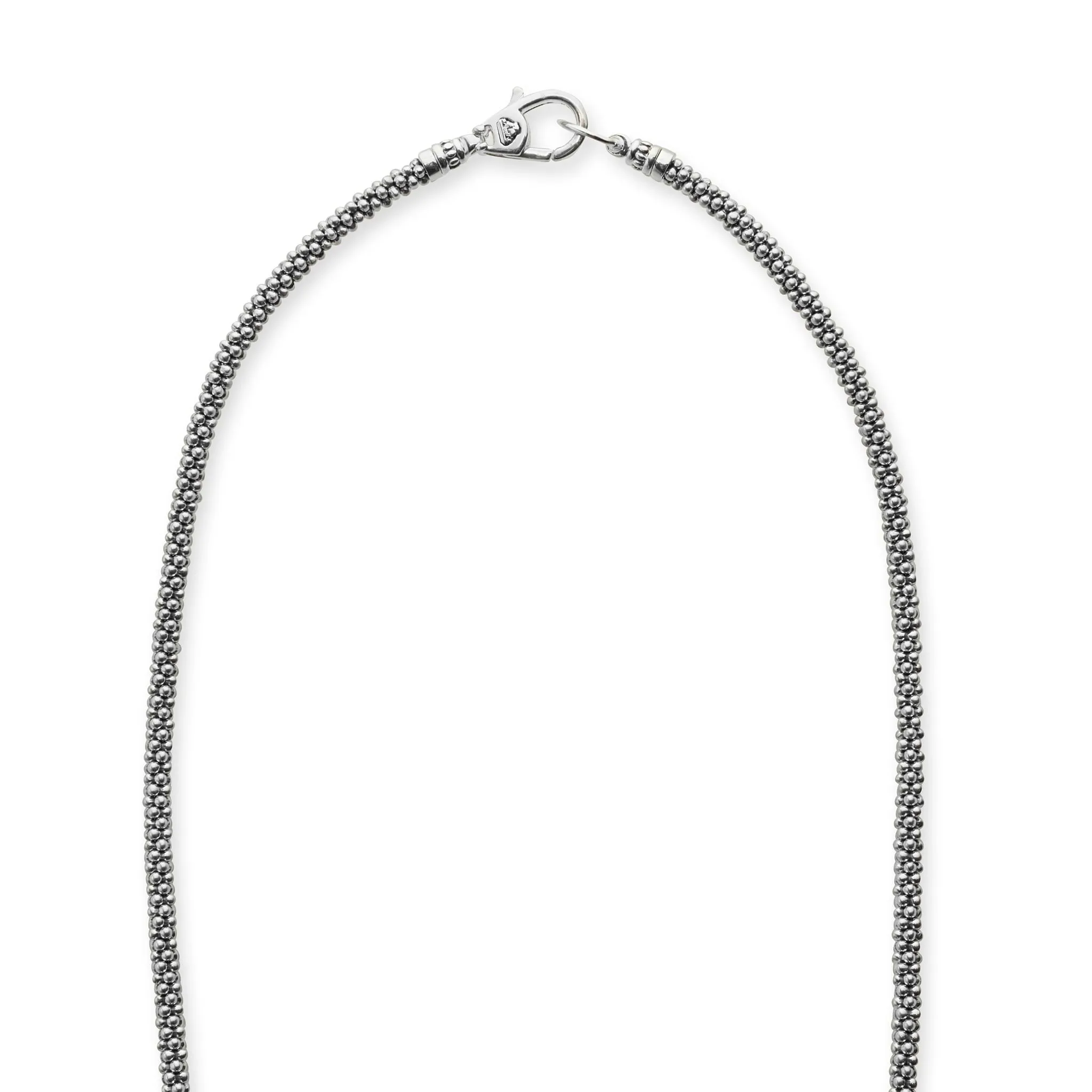 Luna Tahitian Black Pearl Diamond Caviar Necklace sold by LAGOS product image thumbnail 5