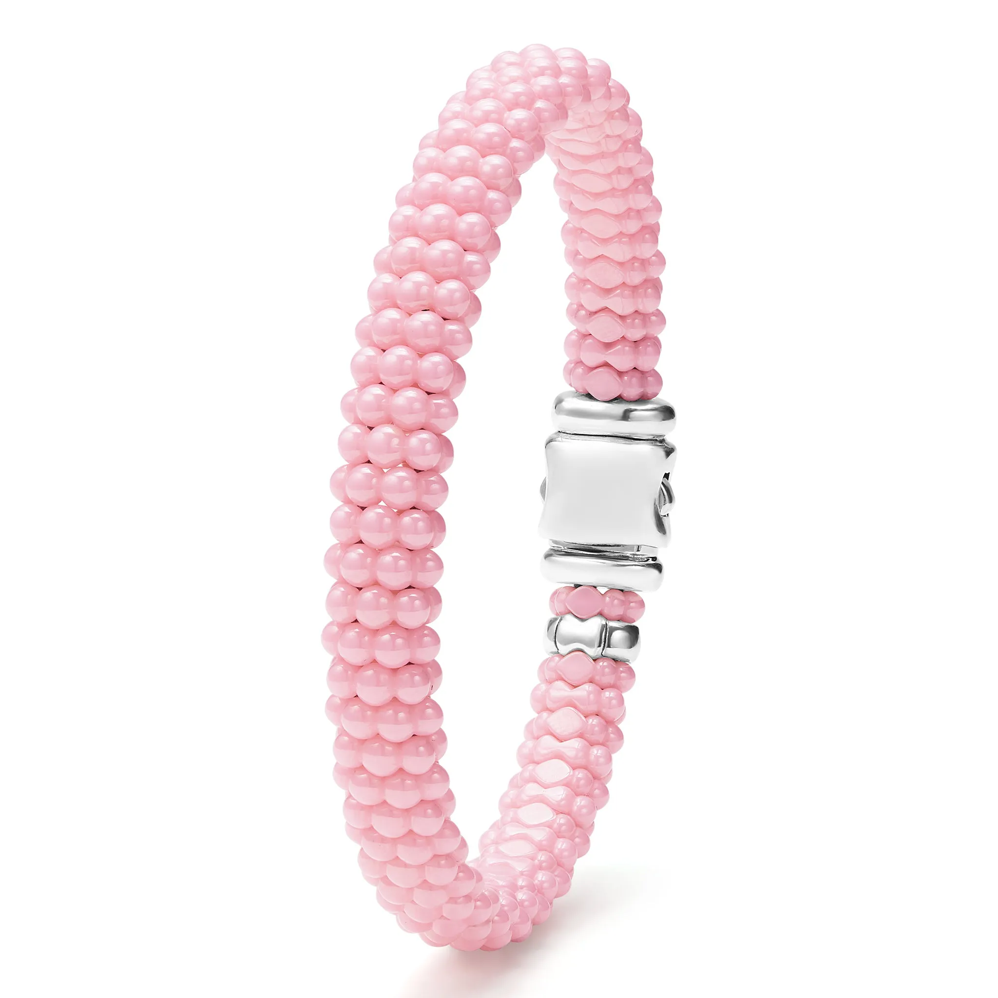 Pink Caviar Pink Ceramic Beaded Bracelet | 9mm sold by LAGOS product image thumbnail 5