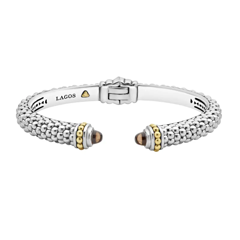 Rittenhouse Smokey Quartz Gemstone Cuff Bracelet sold by LAGOS