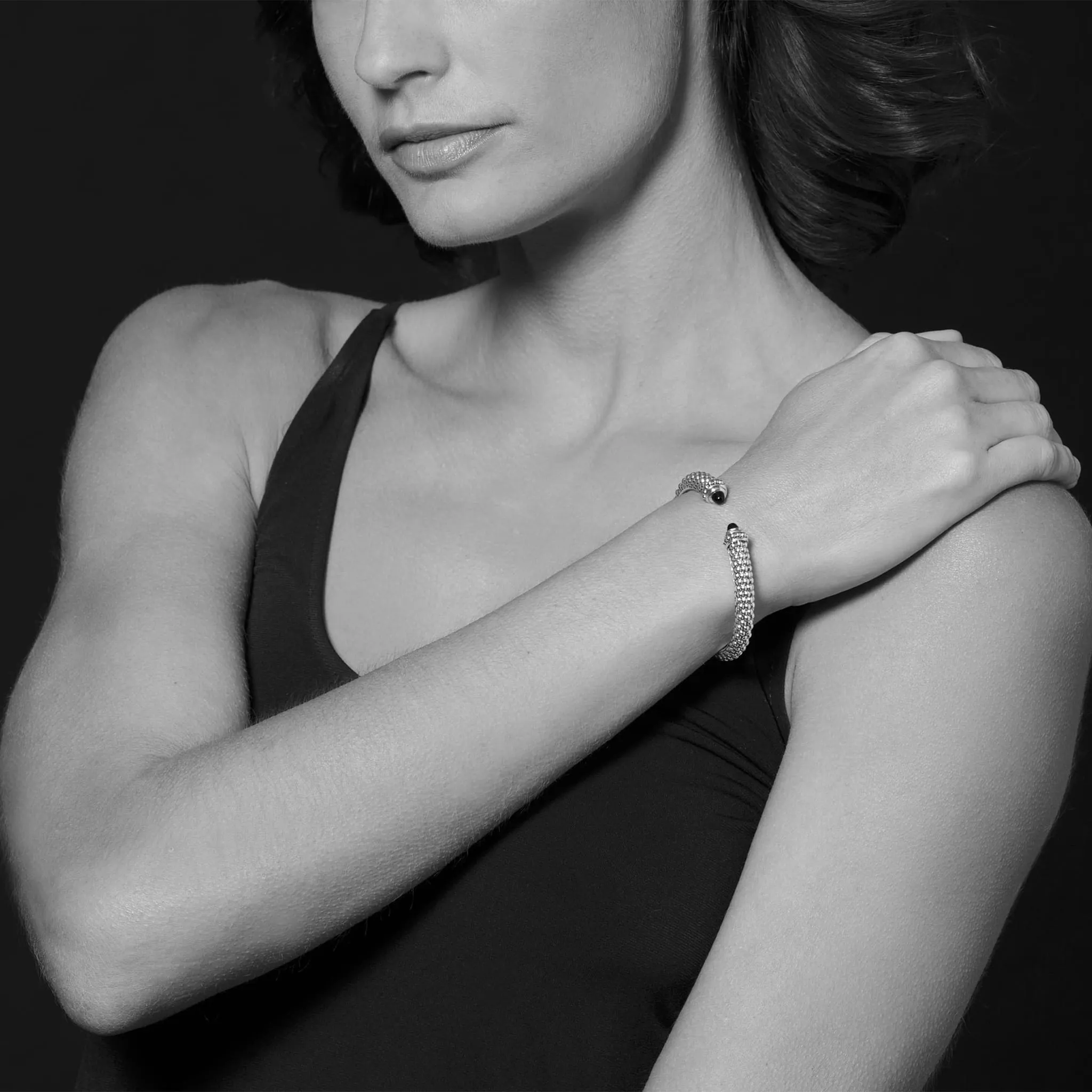 Rittenhouse Smokey Quartz Gemstone Cuff Bracelet sold by LAGOS product image thumbnail 2