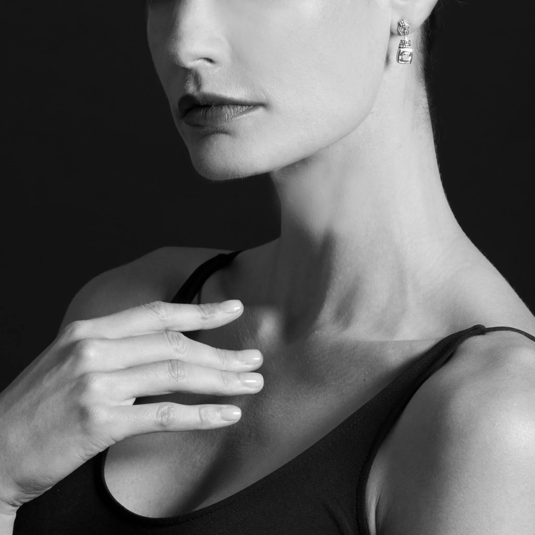 Rittenhouse Smokey Quartz Gemstone Drop Earrings sold by LAGOS product image thumbnail 2