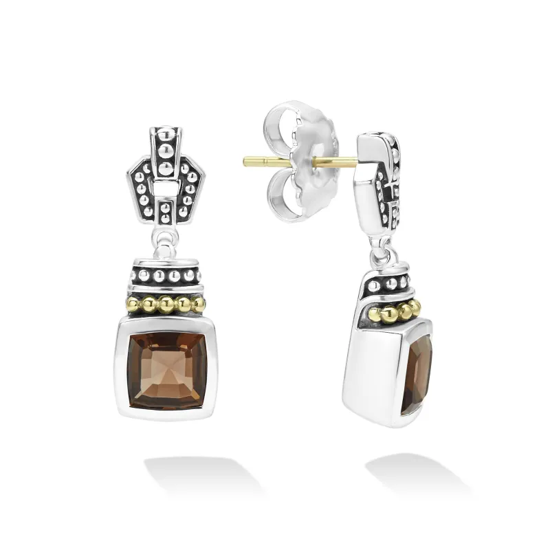 Rittenhouse Smokey Quartz Gemstone Drop Earrings sold by LAGOS