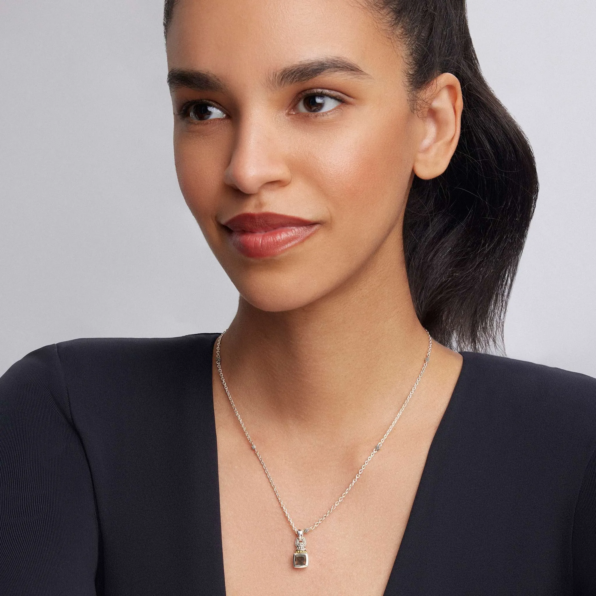 Rittenhouse Smokey Quartz Gemstone Pendant Necklace sold by LAGOS product image thumbnail 2