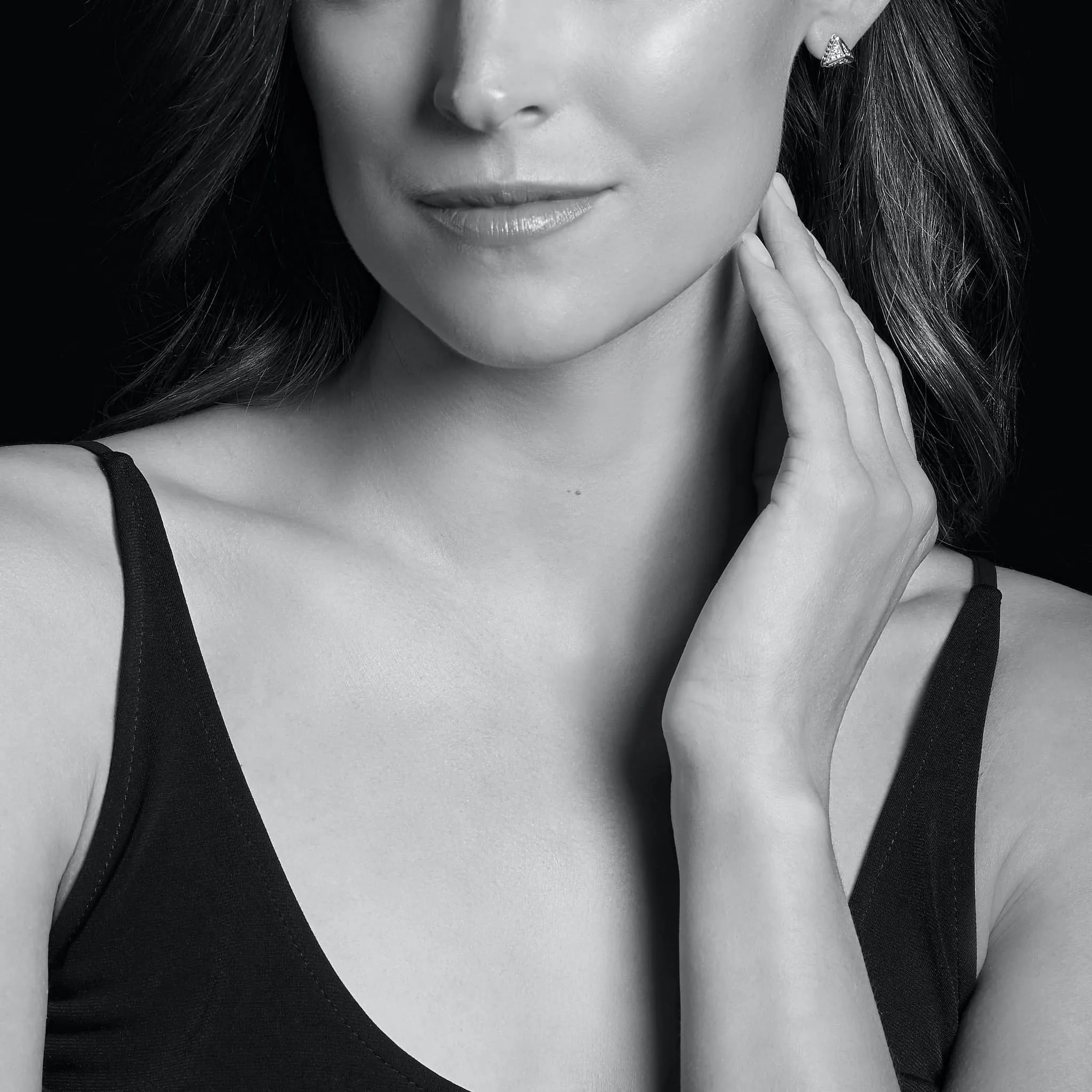 KSL Large Pyramid Diamond Stud Earrings sold by LAGOS product image thumbnail 2