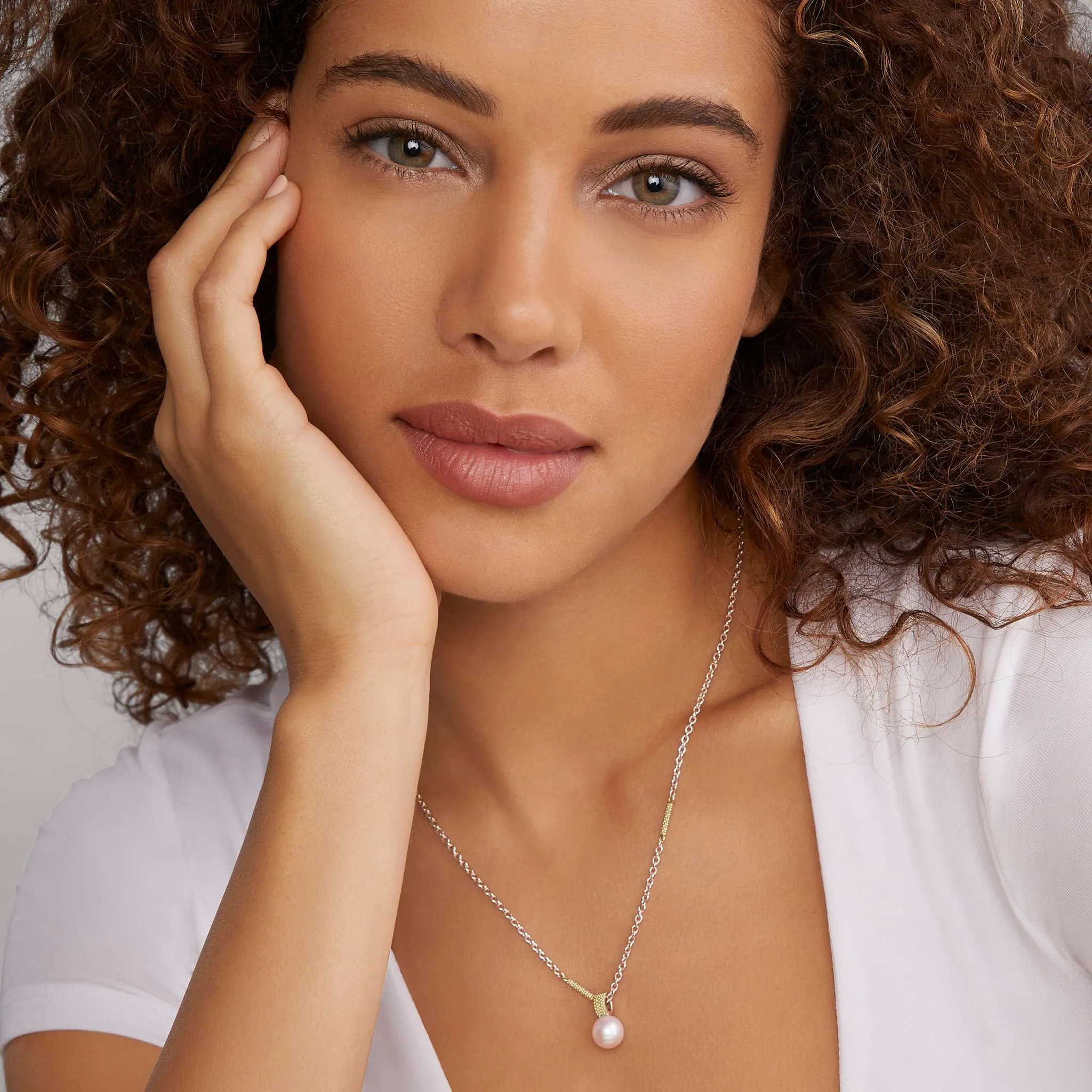 Luna Pearl Pendant Necklace sold by LAGOS product image thumbnail 2