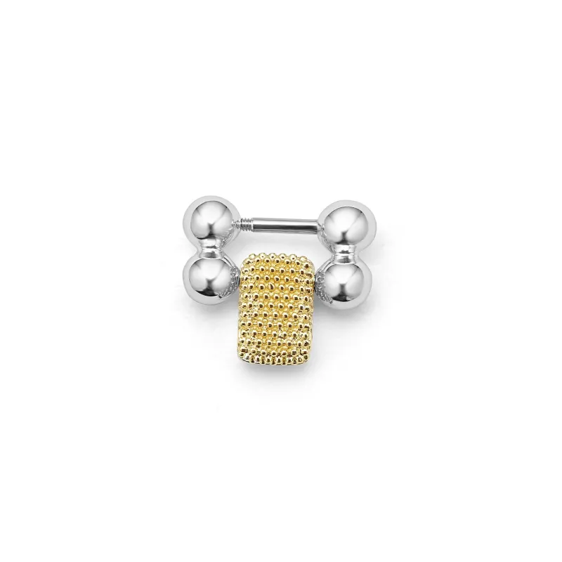 Smart Caviar Two-Tone Caviar Beaded Link sold by LAGOS