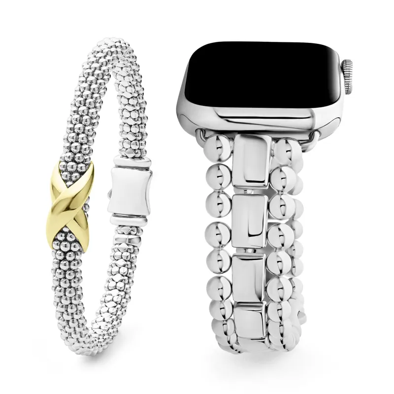 Smart Caviar 18K Gold and Stainless Steel Smart Caviar Gift Set sold by LAGOS