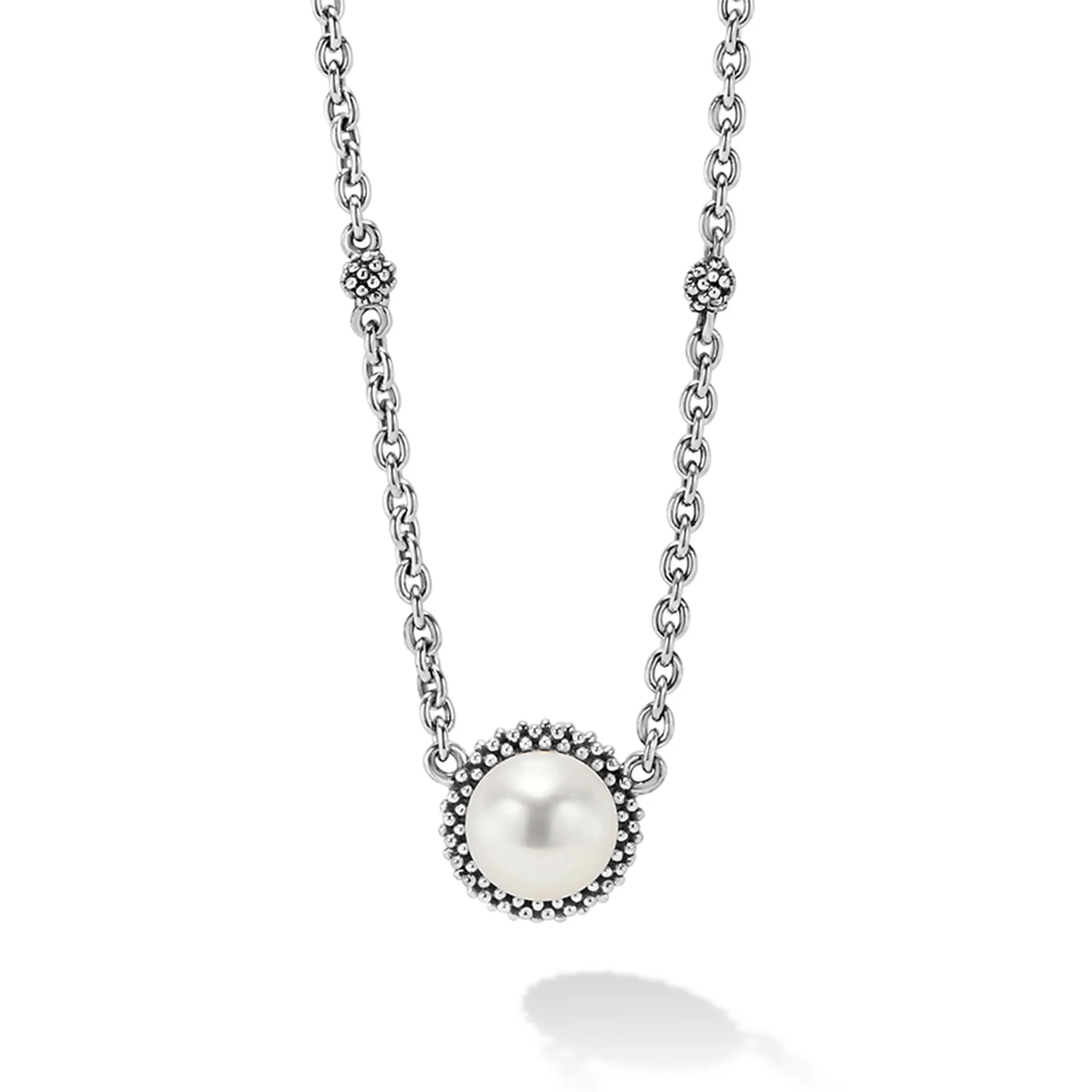 Luna Pearl Earrings and Necklace Gift Set sold by LAGOS product image thumbnail 3