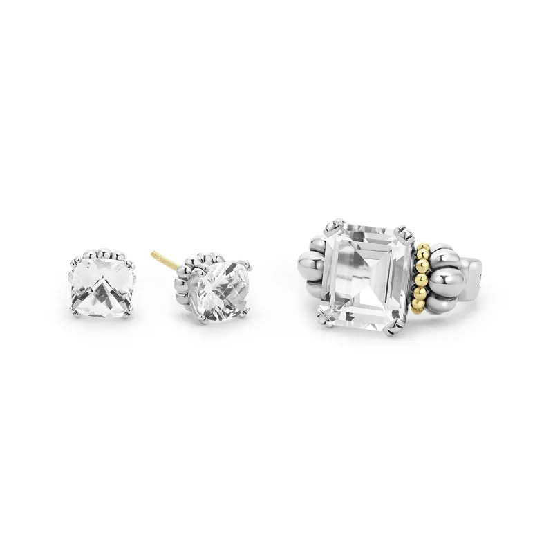Glacier White Topaz Caviar Gift Set sold by LAGOS