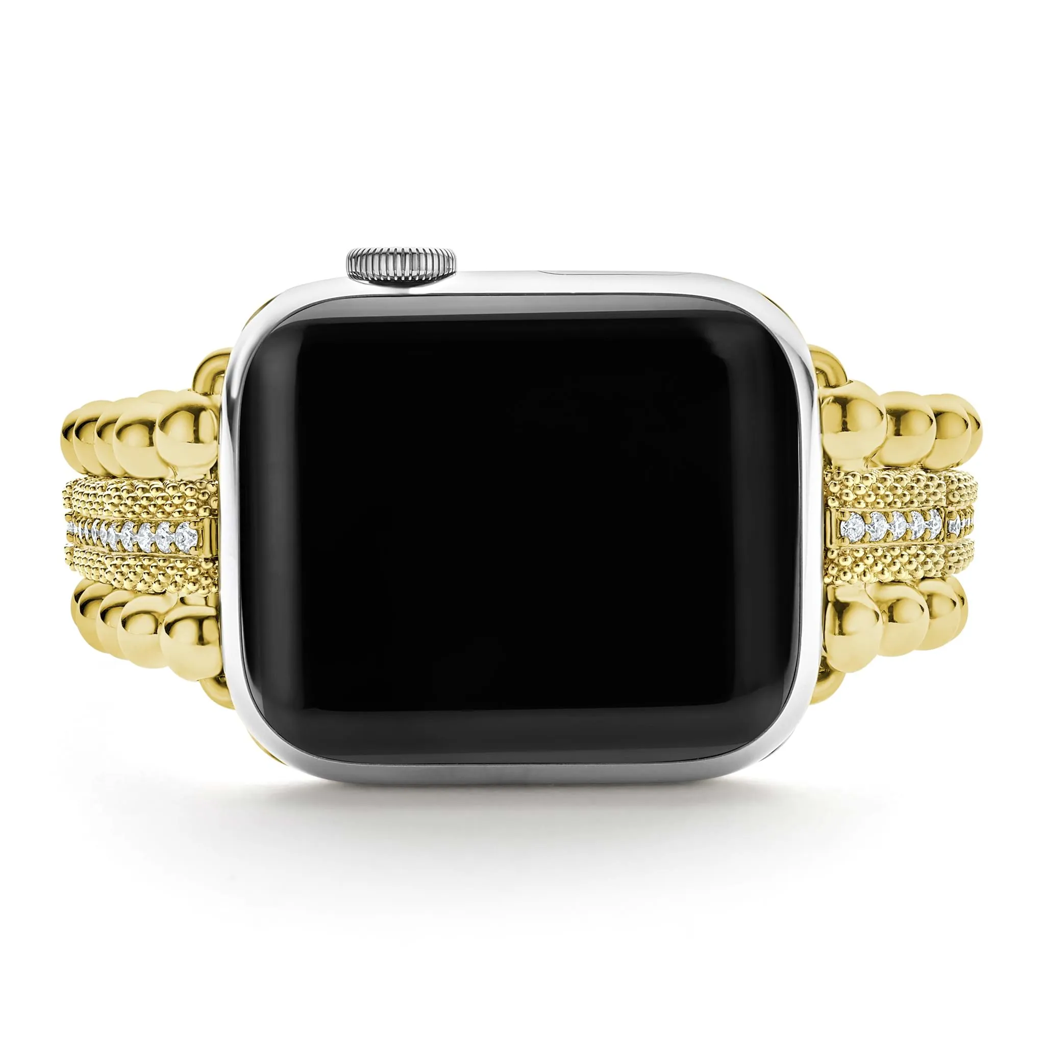 Smart Caviar 18K Gold and Diamond Caviar Beaded Watch Bracelet-38-45mm sold by LAGOS product image thumbnail 5