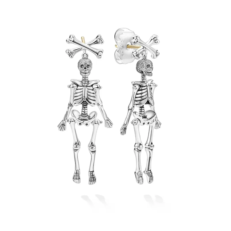 Rare Wonders Skeleton Drop Earrings sold by LAGOS