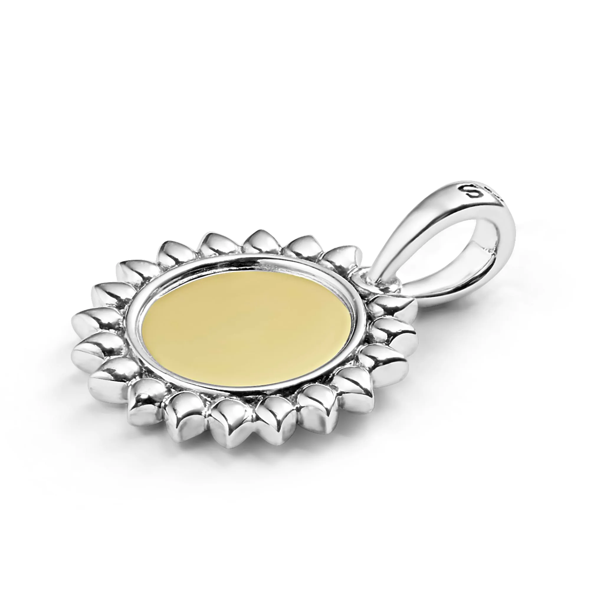 Signature Caviar Two-Tone Sun Charm sold by LAGOS product image thumbnail 3