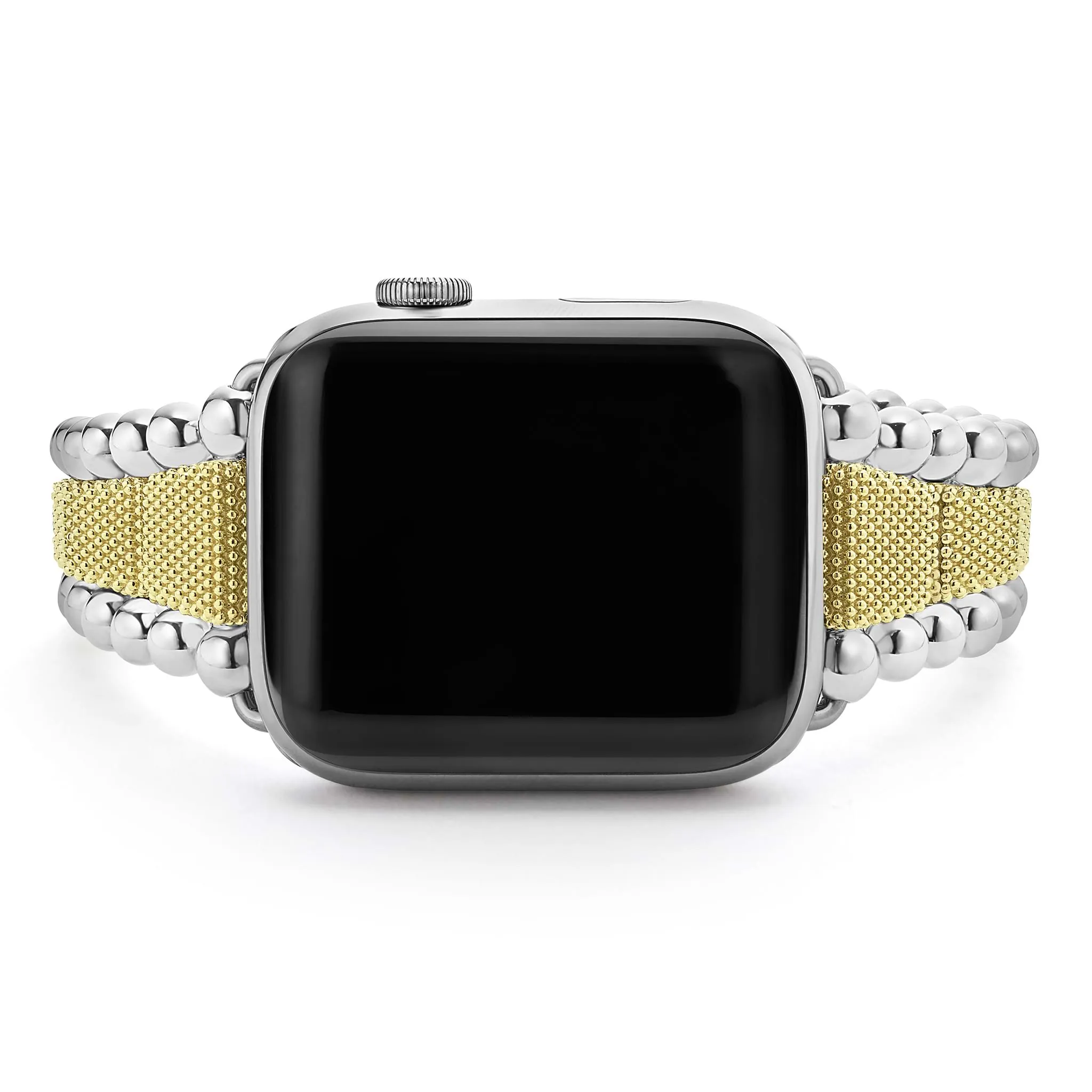 Smart Caviar 18K Gold and Sterling Silver Caviar Beaded Watch Bracelet-42-49mm sold by LAGOS product image thumbnail 4