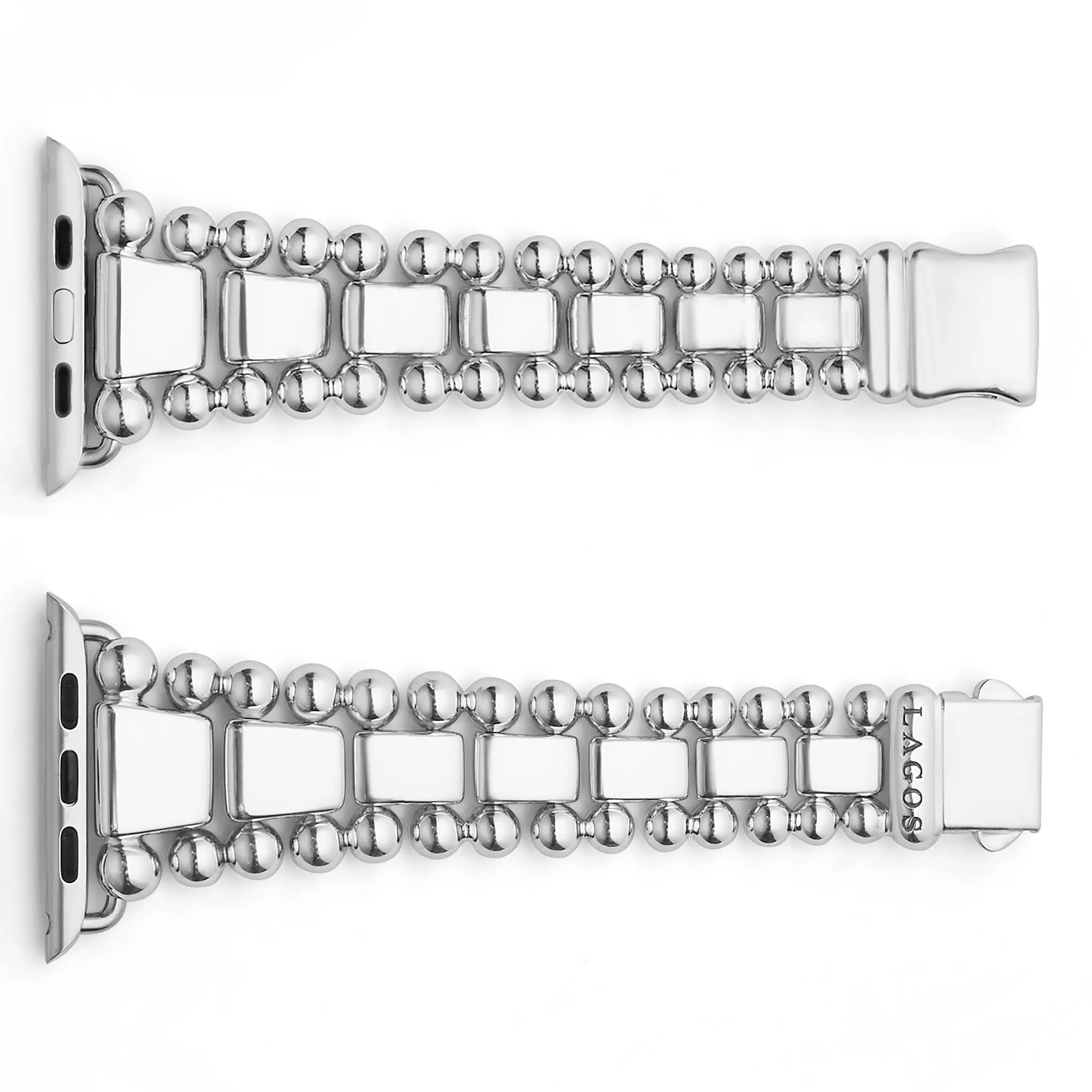 Smart Caviar Sterling Silver Watch Bracelet-42-49mm sold by LAGOS product image thumbnail 3