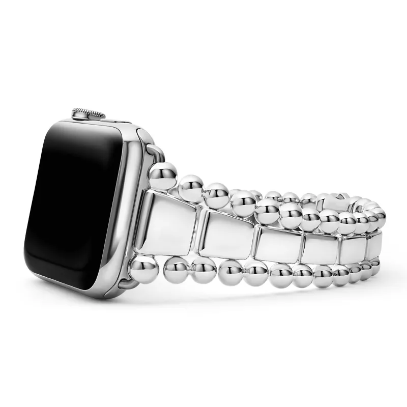 Smart Caviar Sterling Silver Watch Bracelet-42-49mm sold by LAGOS