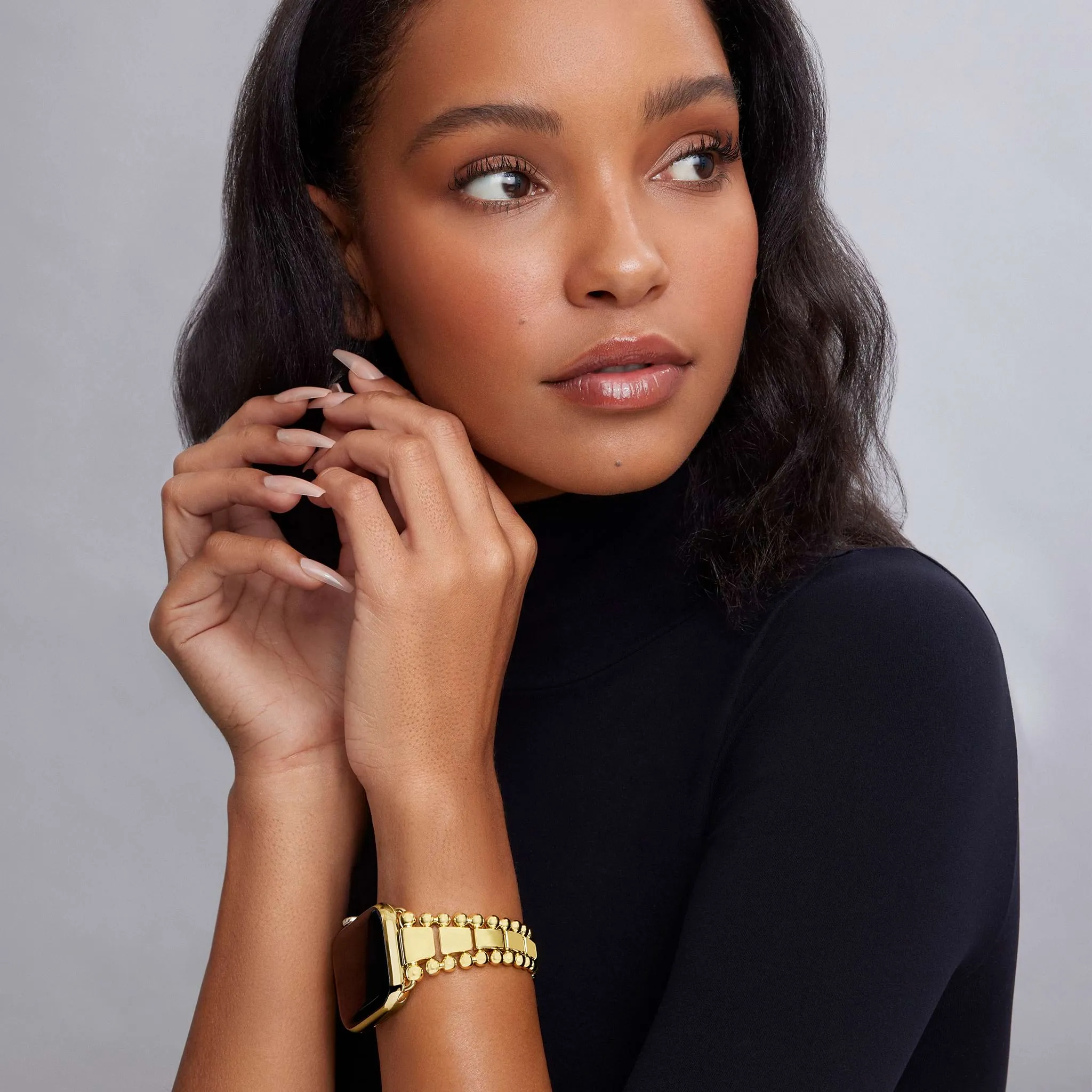 Smart Caviar 18K Gold Watch Bracelet-42-49mm sold by LAGOS product image thumbnail 2