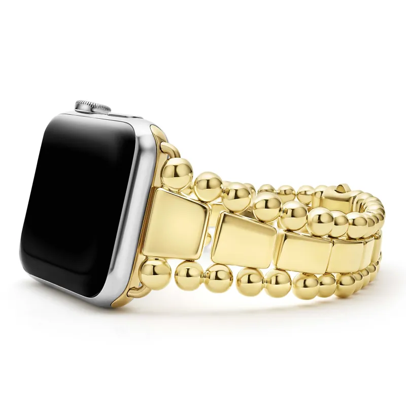 Smart Caviar 18K Gold Watch Bracelet-42-49mm sold by LAGOS