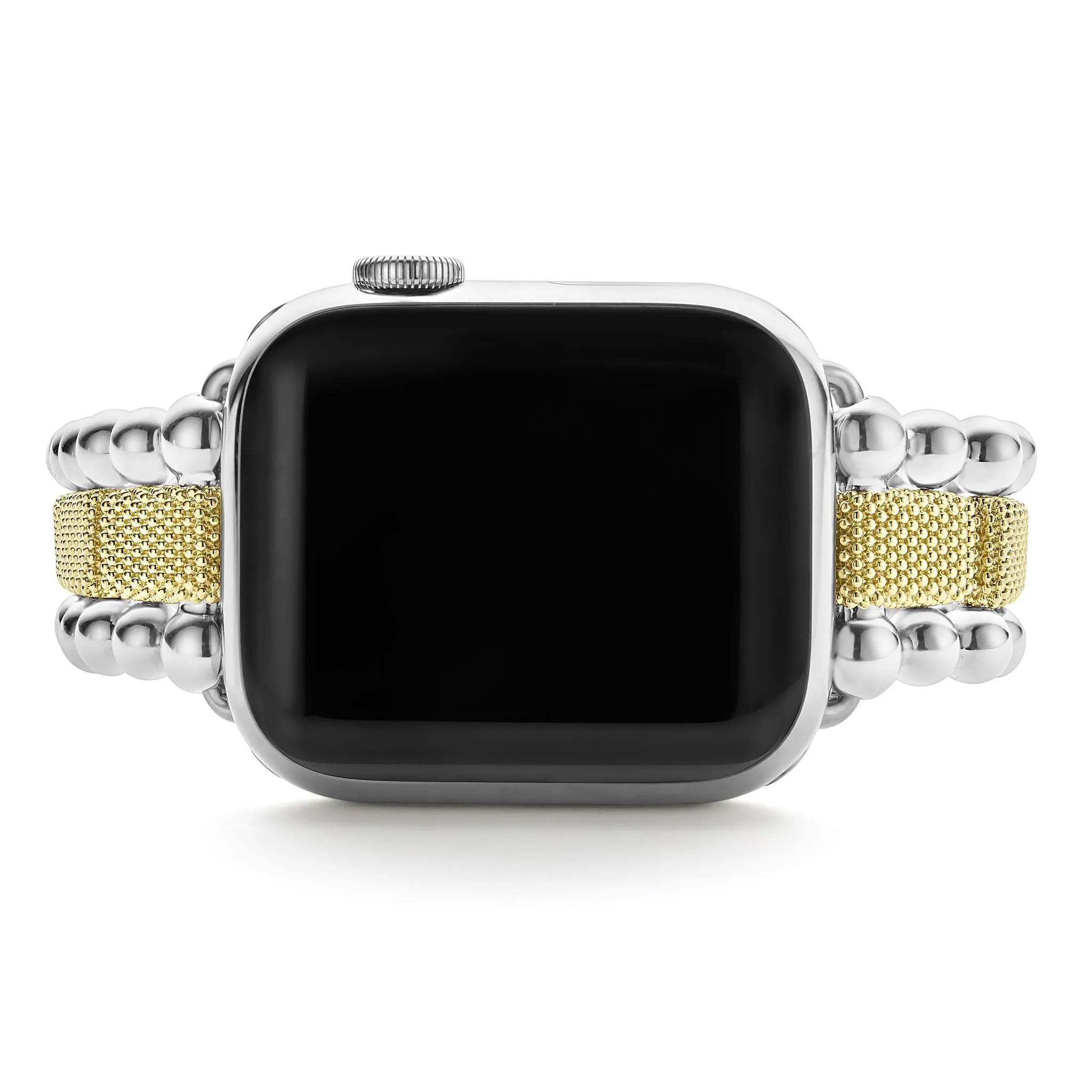 Smart Caviar 18K Gold and Sterling Silver Caviar Beaded Watch Bracelet-38-45mm sold by LAGOS product image thumbnail 4