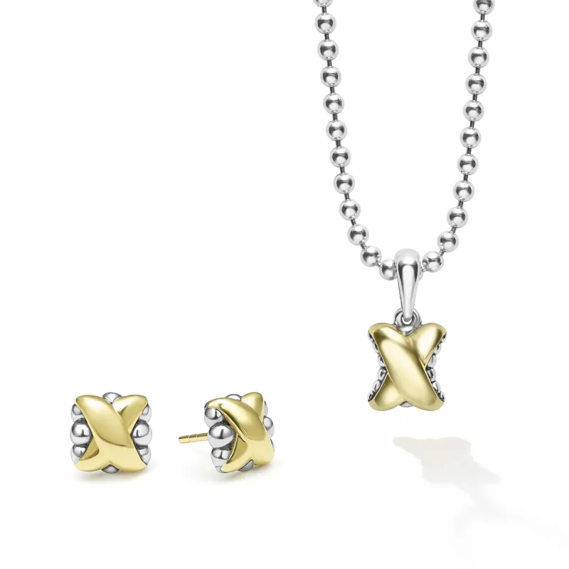 Embrace Two-Tone X Gift Set sold by LAGOS