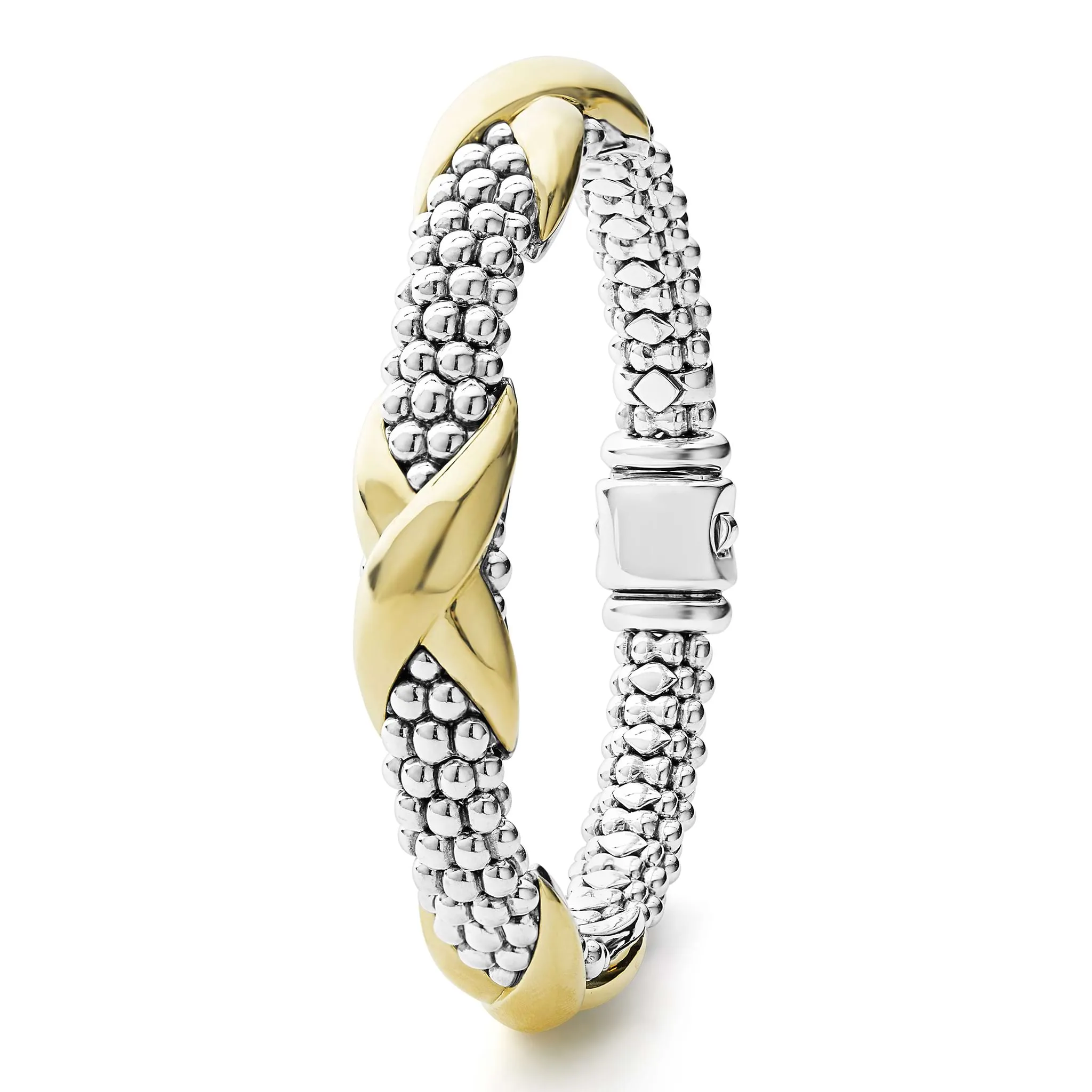 Embrace Three Station X Caviar Bracelet | 9mm sold by LAGOS product image thumbnail 4