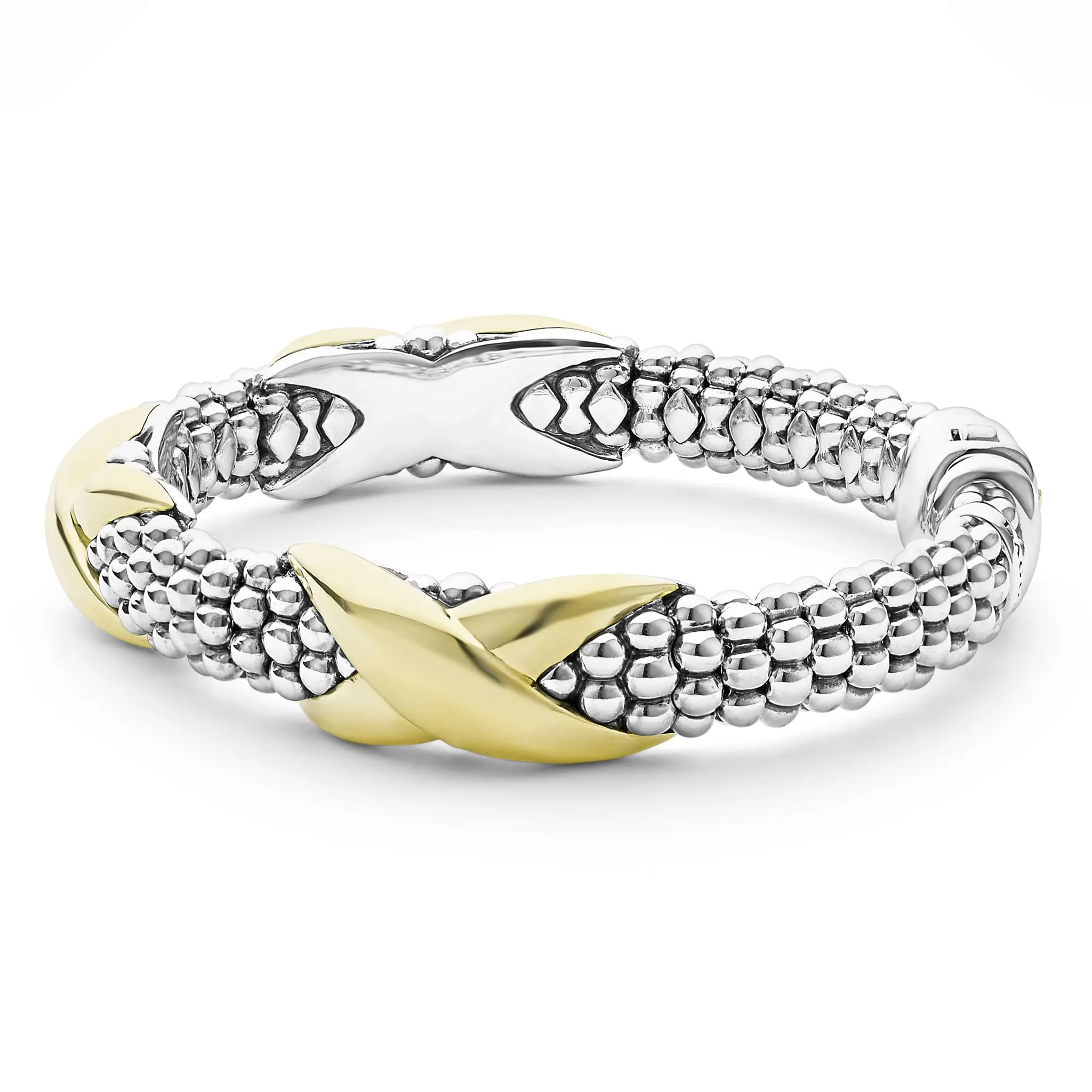 Embrace Three Station X Caviar Bracelet | 9mm sold by LAGOS product image thumbnail 3