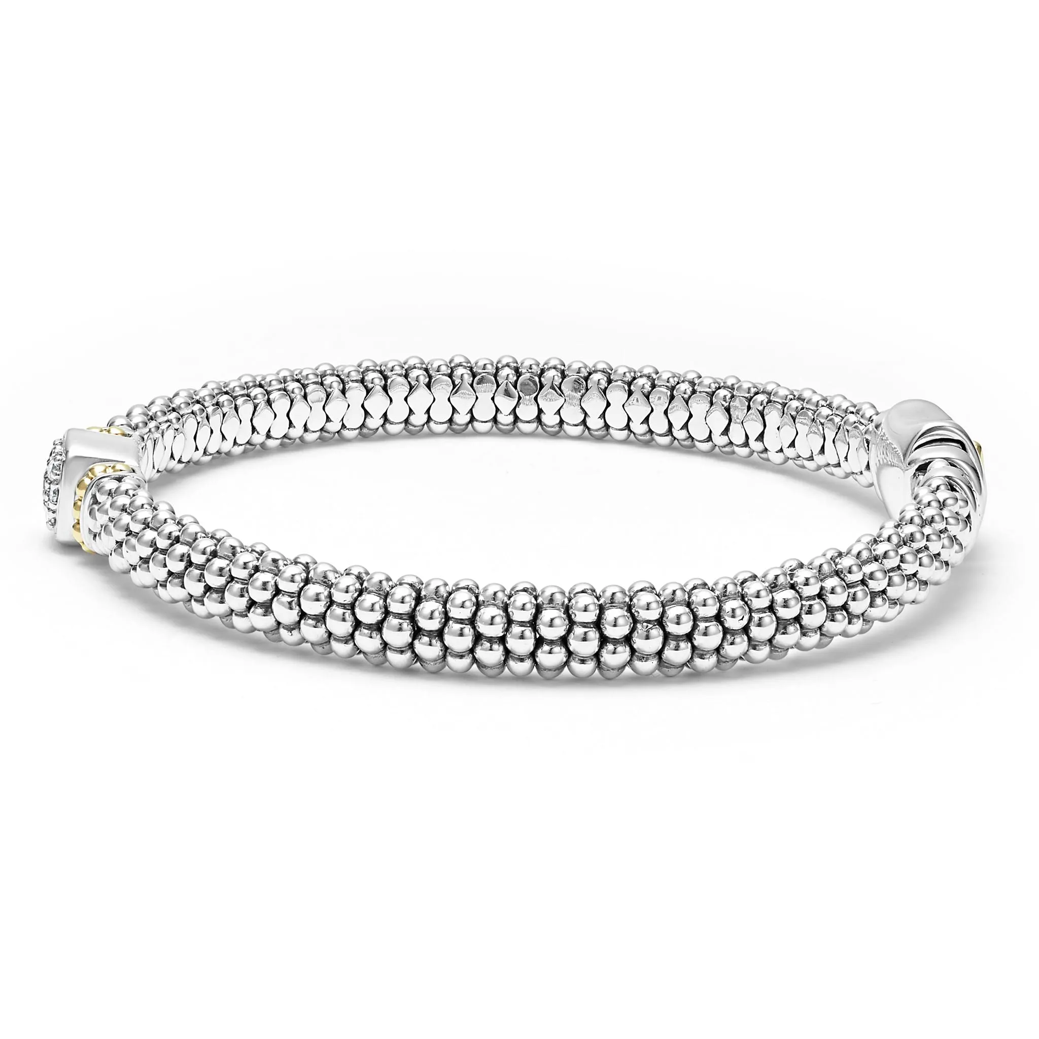 Rittenhouse Diamond Caviar Bracelet | 6mm sold by LAGOS product image thumbnail 3