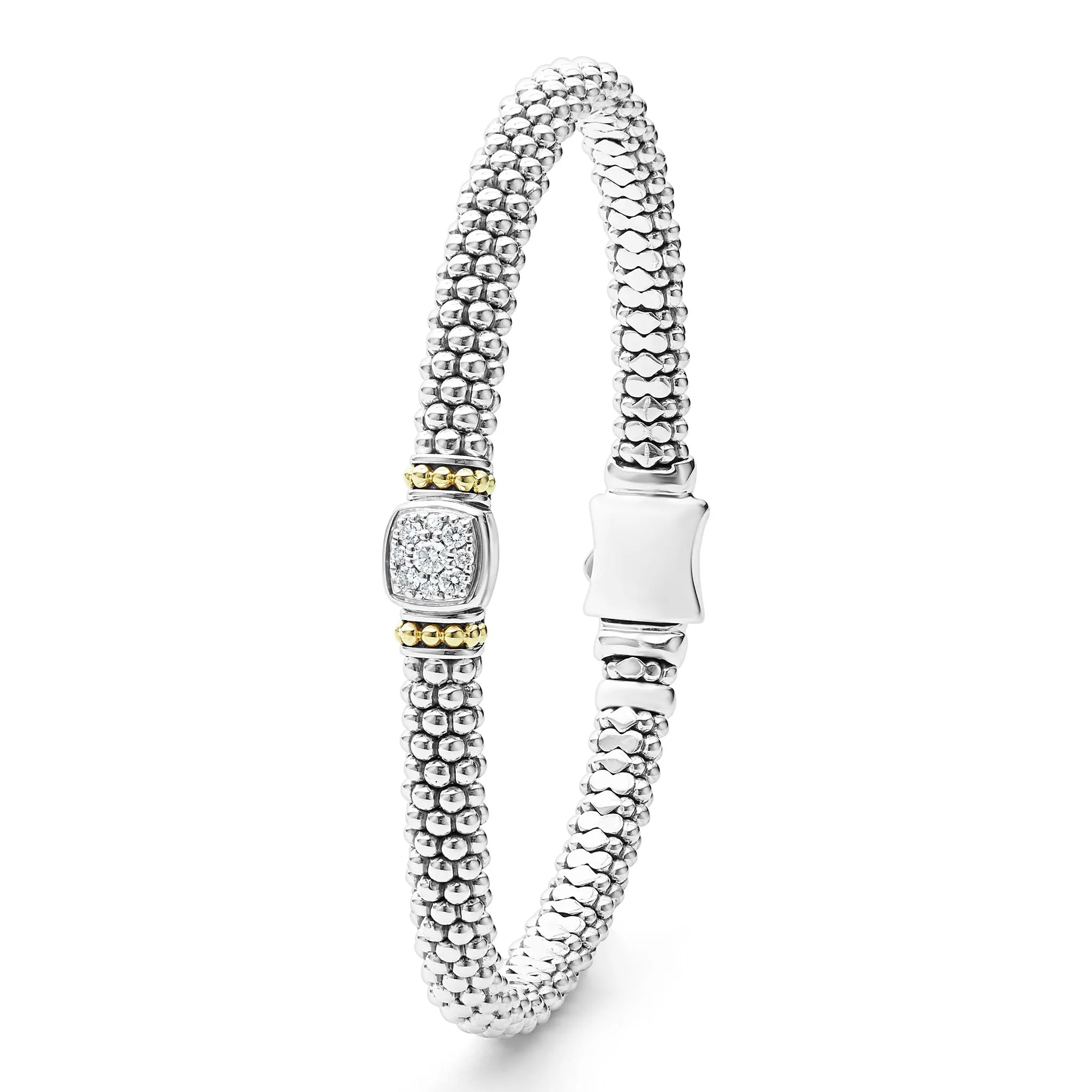 Rittenhouse Diamond Caviar Bracelet | 6mm sold by LAGOS product image thumbnail 4