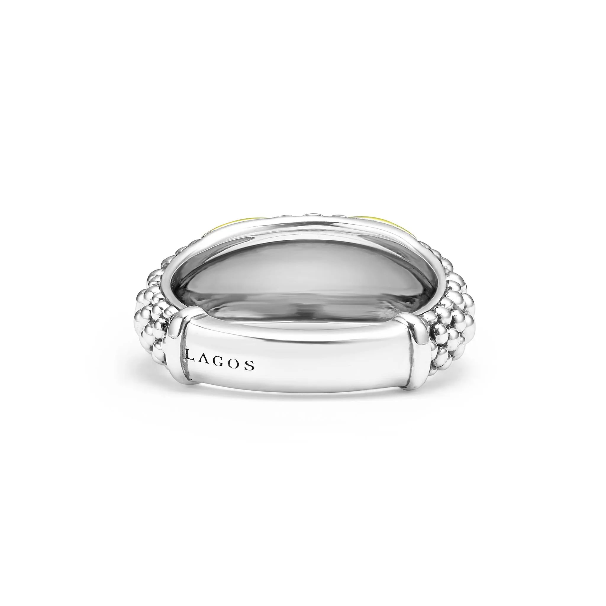 Embrace Two-Tone X Caviar Ring sold by LAGOS product image thumbnail 5
