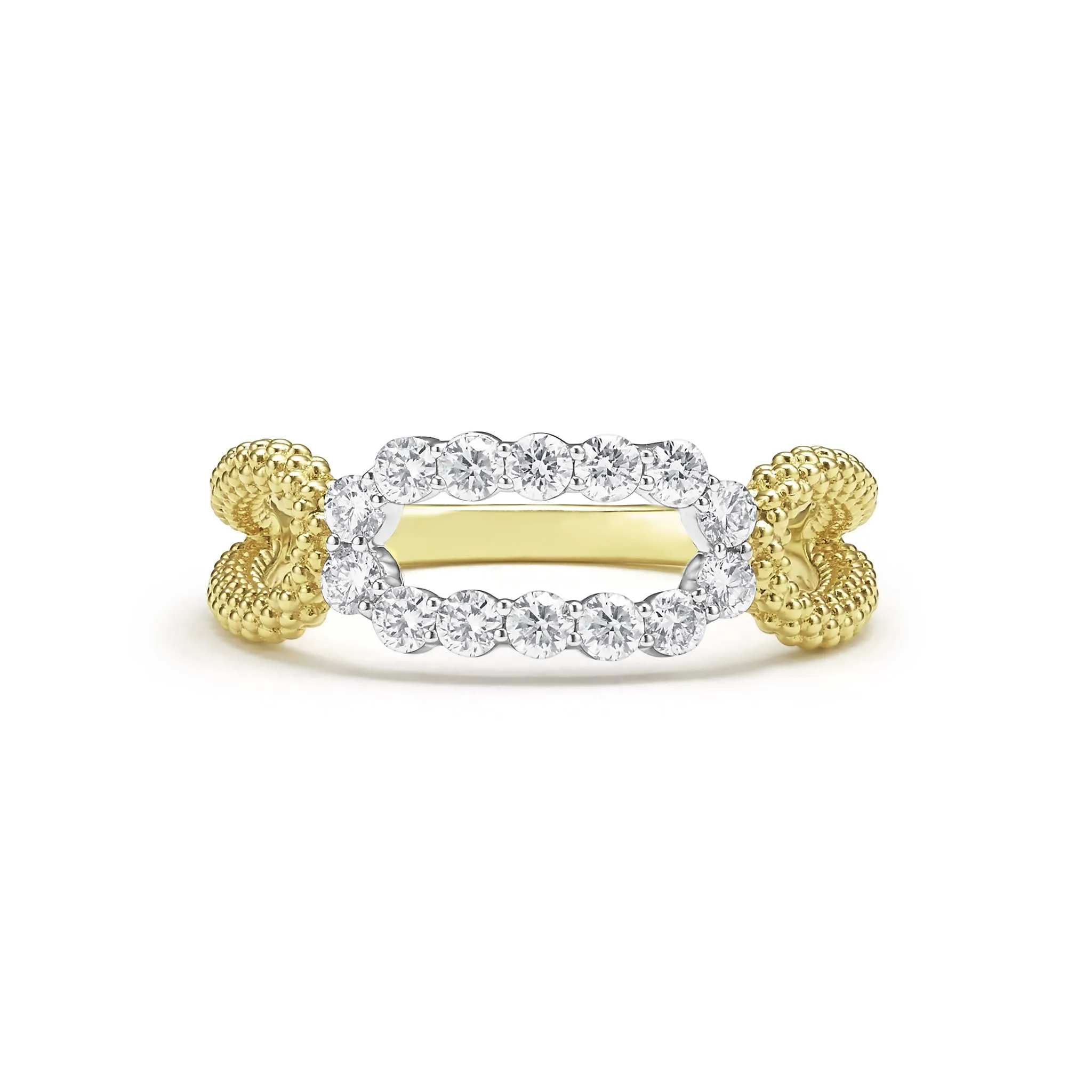 Signature Caviar Superfine Diamond Oval Ring sold by LAGOS product image thumbnail 5